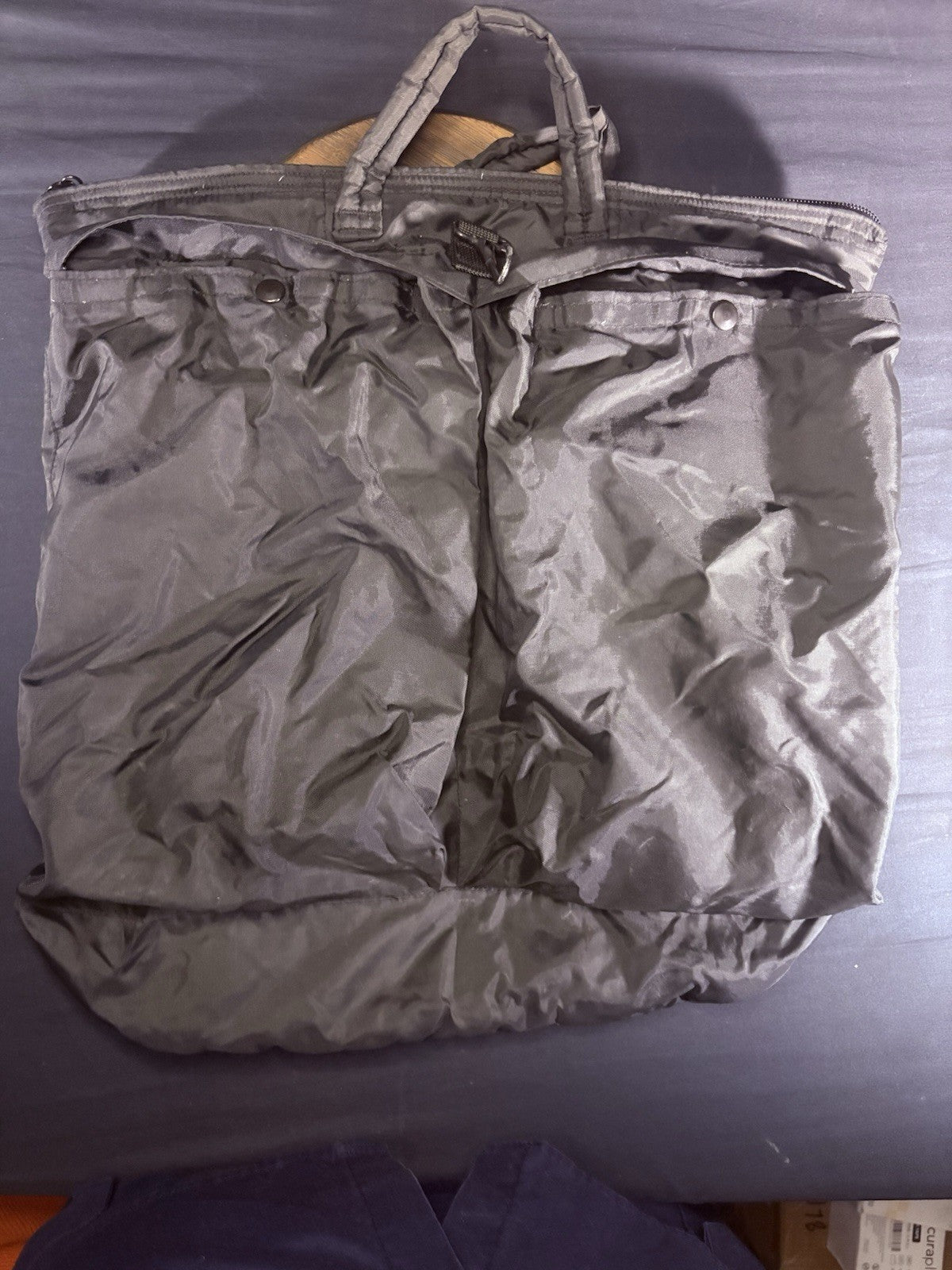 US Military Aviation Flyer’s Pilot Helmet Bag w/Inside & Outside Pockets, Black4