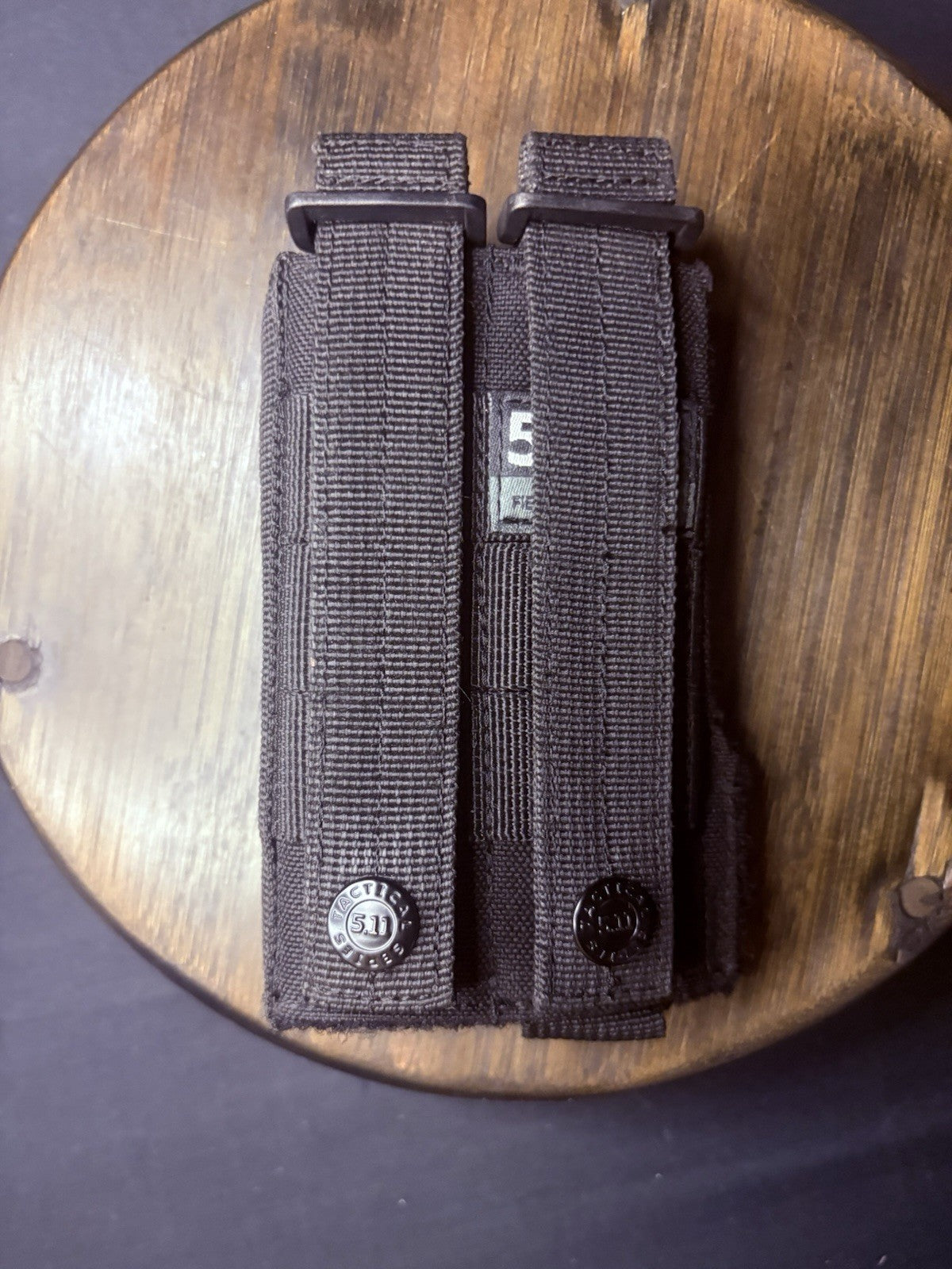 5.11 LBE Holster w/MOLLE, Black Nylon Pistol Holster For Full Size Handguns13