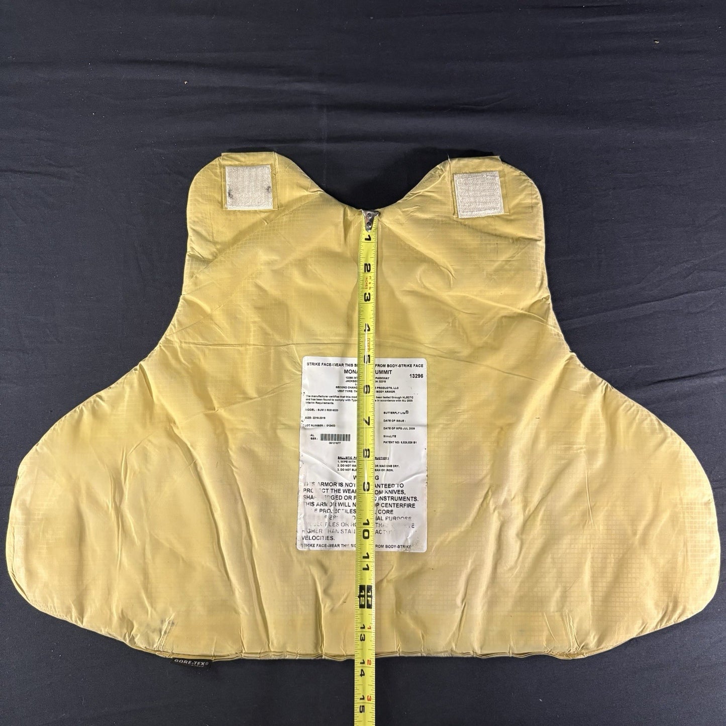 Level II(2) Bullet Proof Vest Size XL Extra Large Second Chance Concealable Vest16