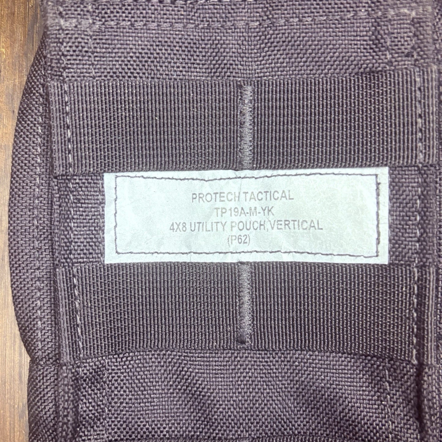 Protech Tactical Safariland Utility Pouch 4"x8" Molle Vertical Black TP19A-M-TK5