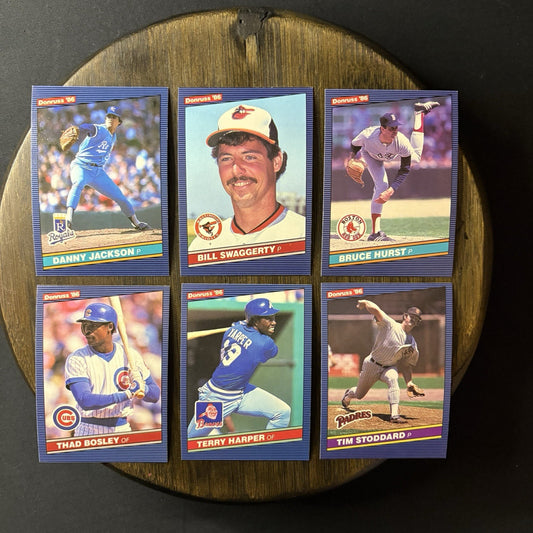 Donruss 1986 High Grade Cards #95, #594, #517, #483, #627, #406 (Lot Of 6)0