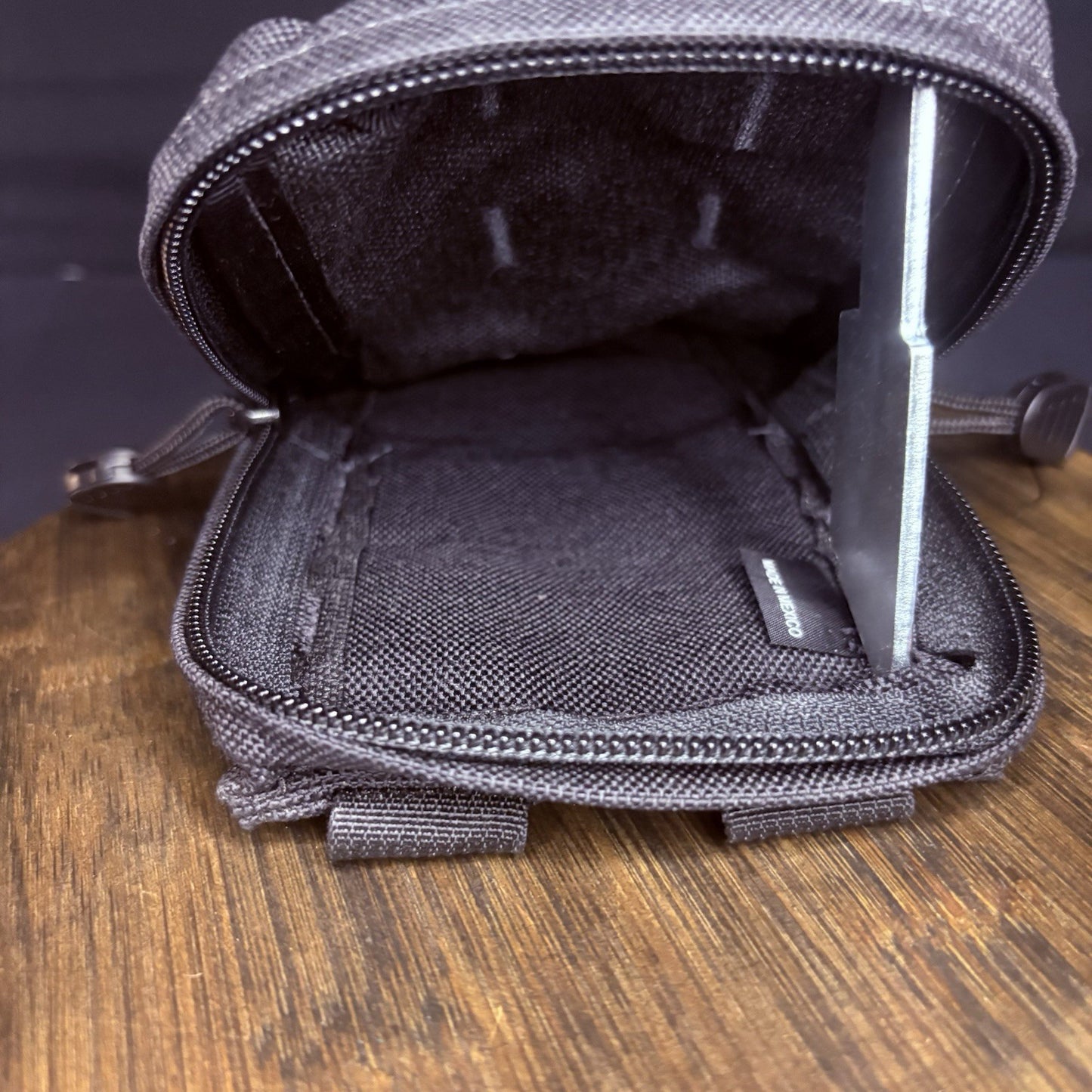 Protech Tactical Safariland Utility Pouch 4"x8" Molle Vertical Black TP19A-M-TK7