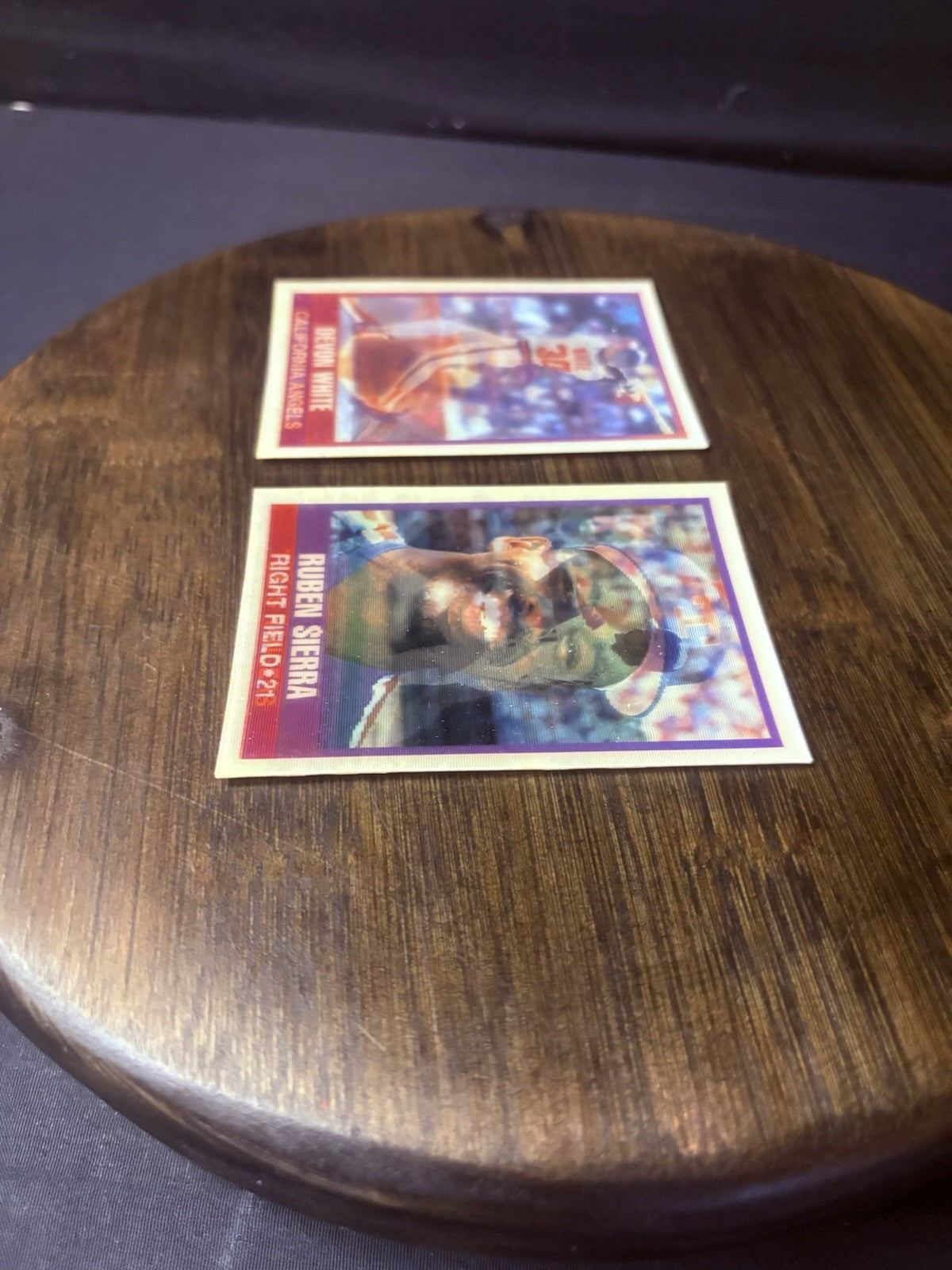 Sportsflics Rookie Lot (2) High Grade Devon White & Ruben Sierra Cards 4