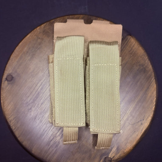 Blue Force Double Magazine MOLLE Pouch w/Retenion Clamps TP-10A Helium Whisper0