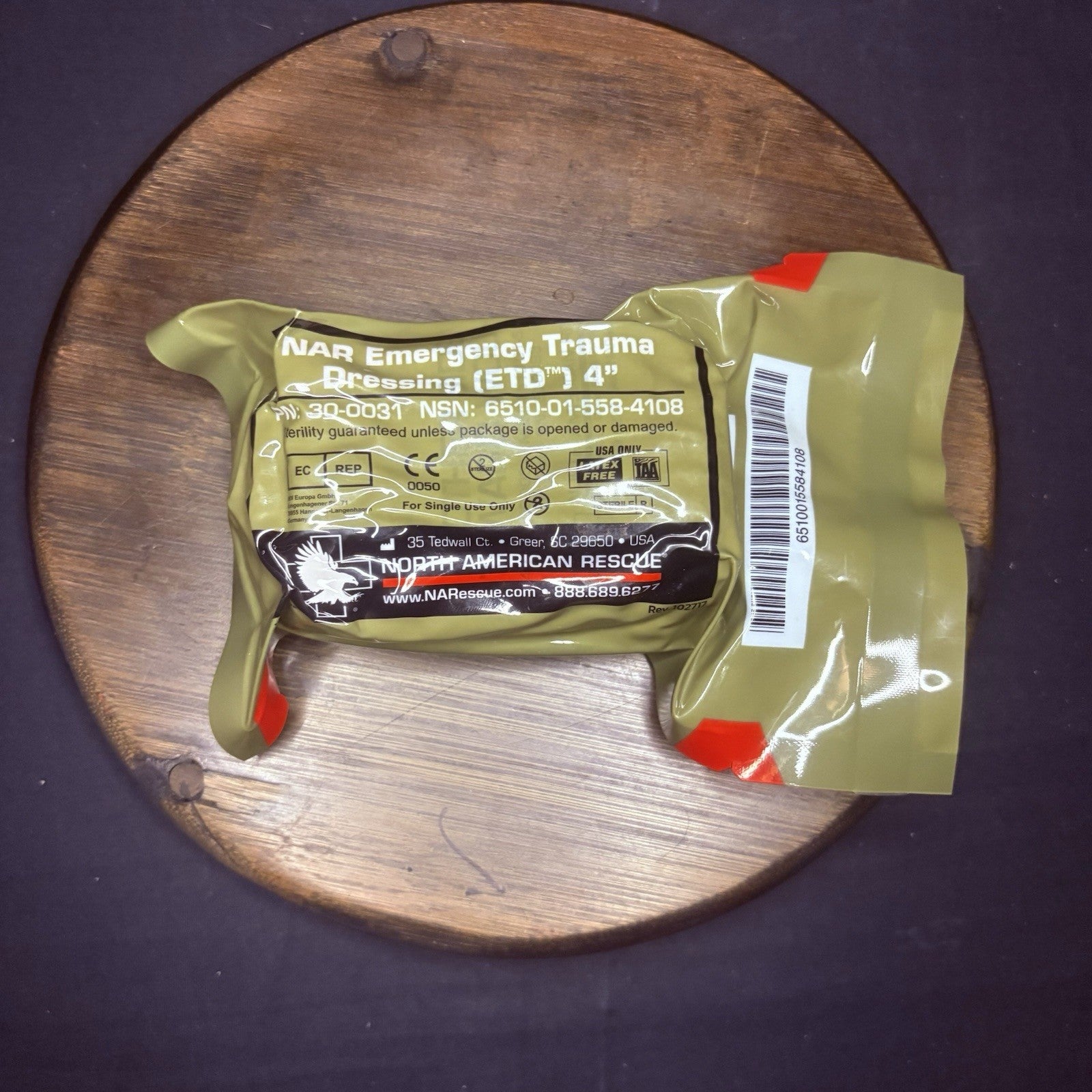 NAR 4"  Emergency Trauma Dressing | Pressure Bandage (Pack Of 8) LOWEST PRICE0