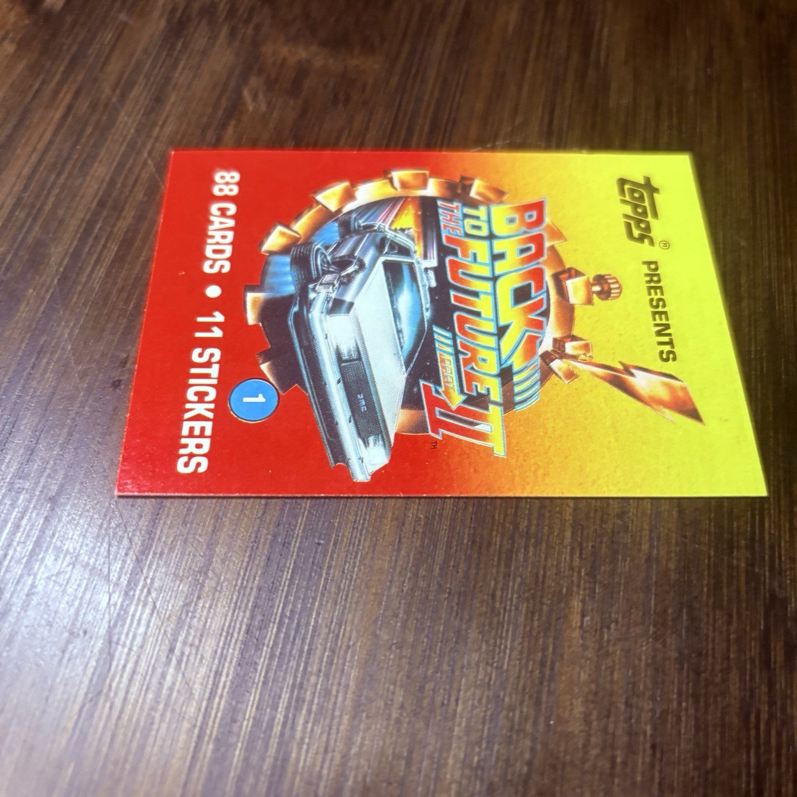 Back To The Future 2 1989 Topps #1 Title Card Will Grade High, See Photos3