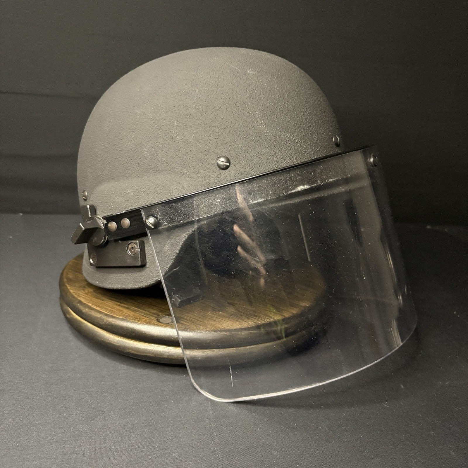 Ballistic IIIA Helmet w/ Removable Face Shield USA Made Size Medium Bullet Proof2