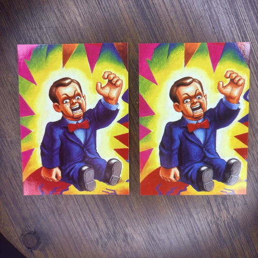 1996 Topps Goosebumps Slappy the Dummy #40 Lot Of (2) High Grade Card See Photos0