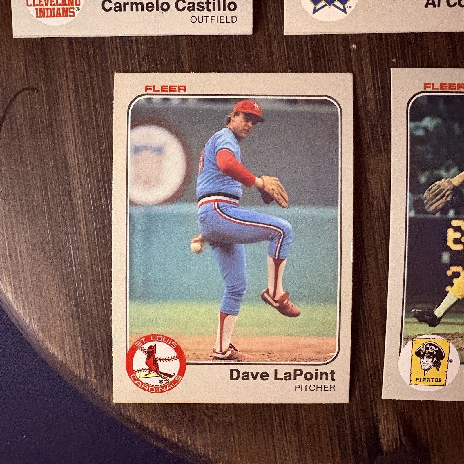 1983 Fleer High Grade MLB Baseball Card Lot #404, #477, #394, #14, #3042
