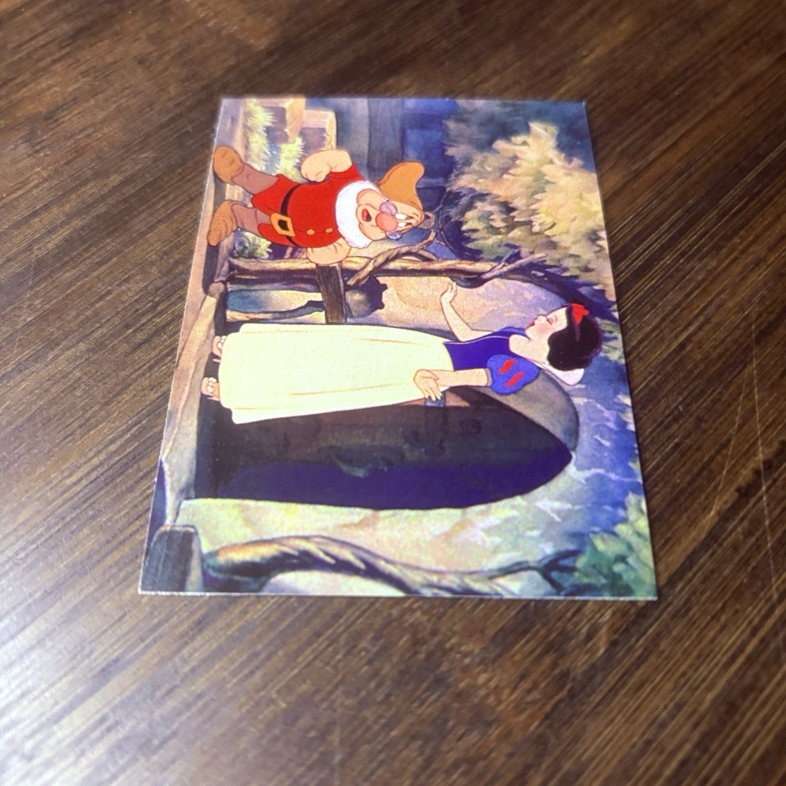 1993 Disney Snow White and the Seven Dwarfs Trading Card #45 Doc's Warning7