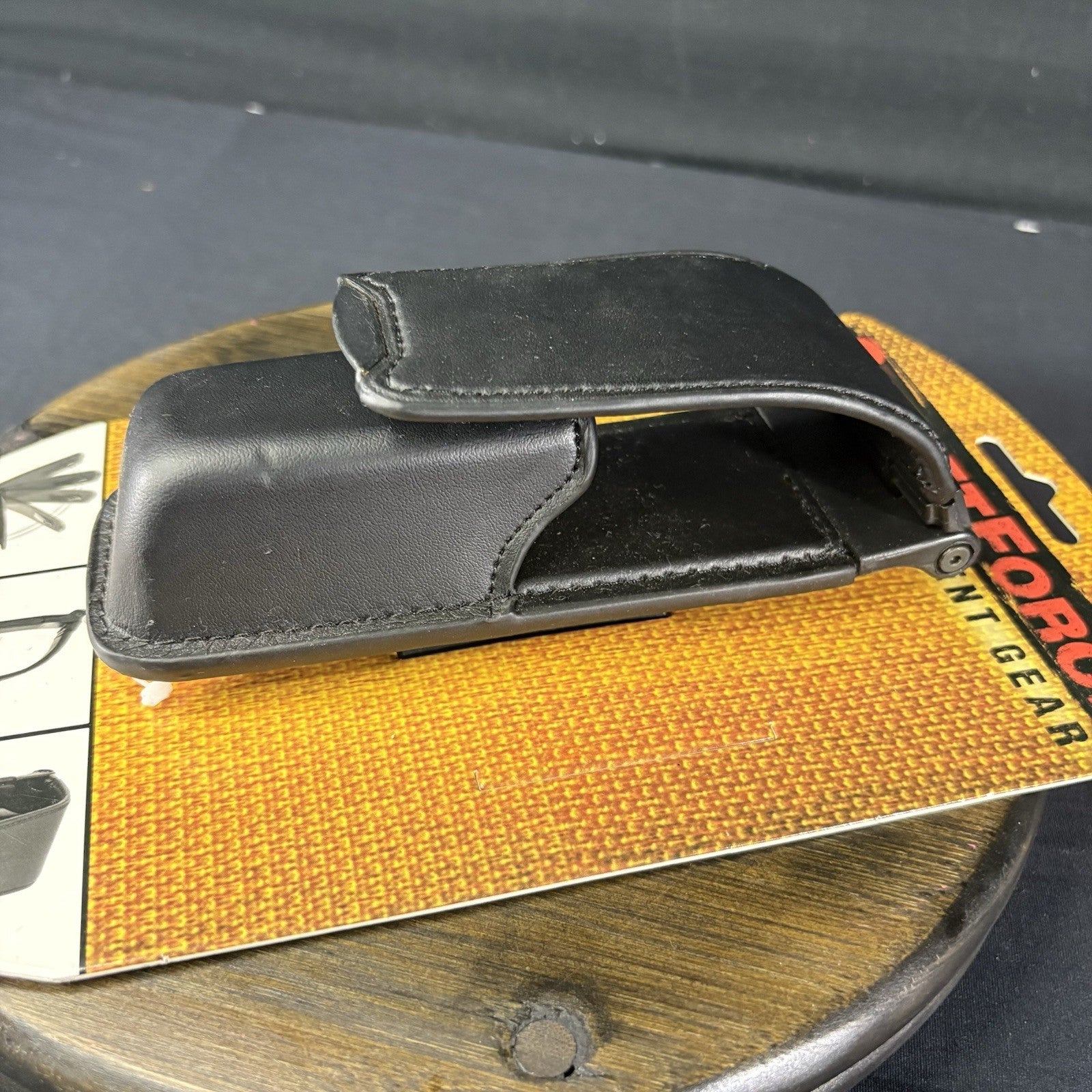 Leather Magazine Pouch ~Spring Loaded~ Carrier (.45 Acp) Rapid Deployment Gear3