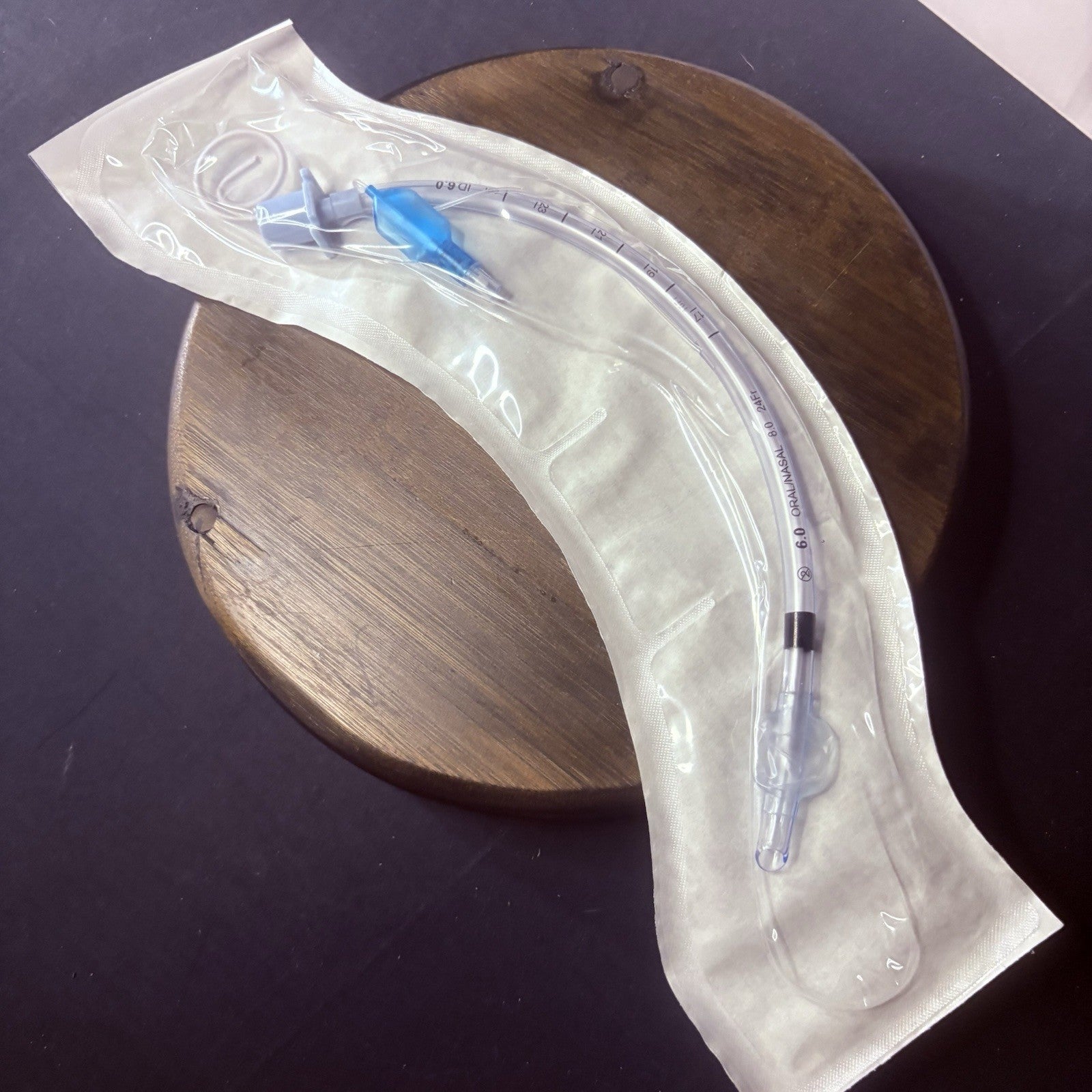 Box Of 10 Sterile Endotracheal Tube 6.0 mm w/Cuff Individually Packaged Sealed10