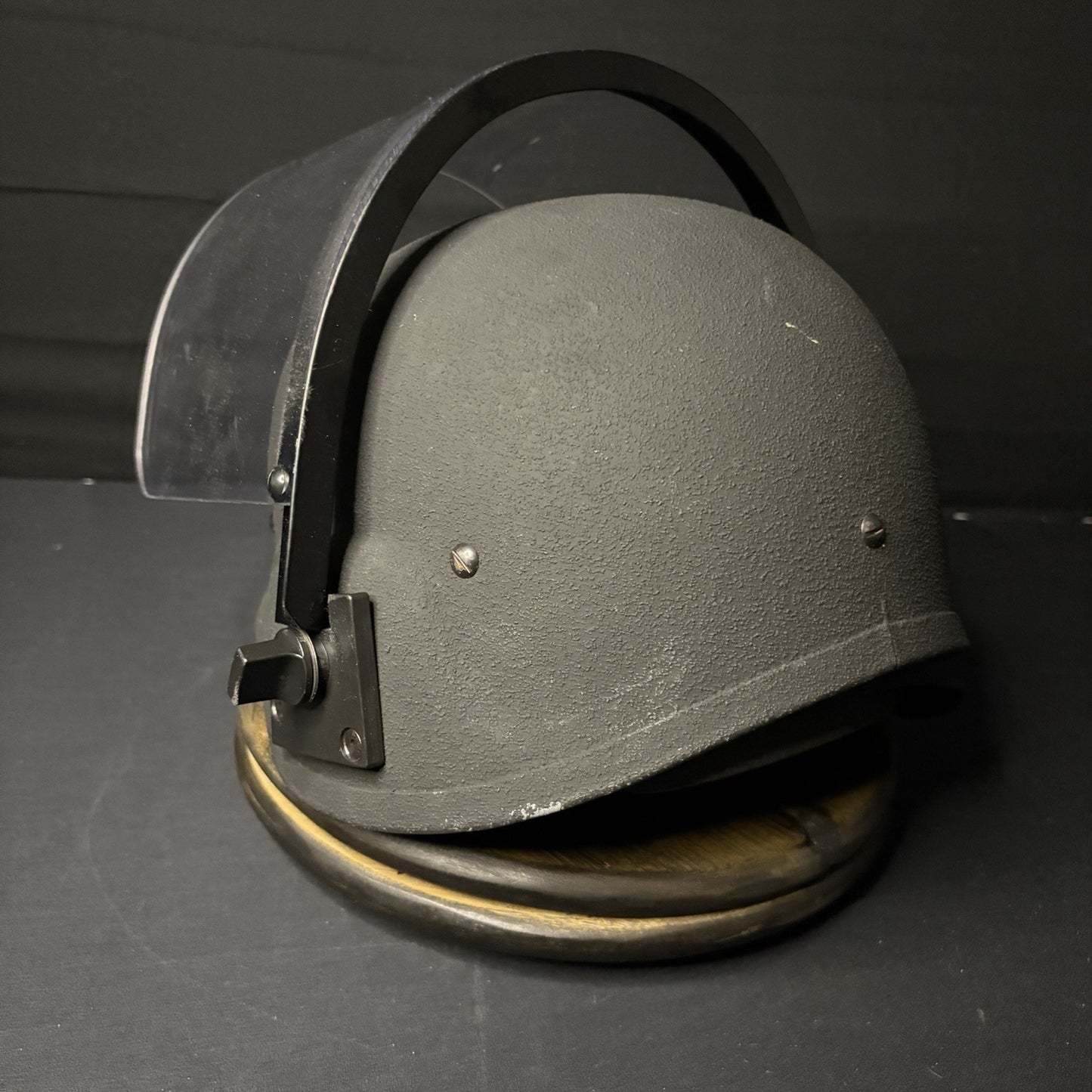 Ballistic IIIA Helmet w/ Removable Face Shield USA Made Size Medium Bullet Proof10