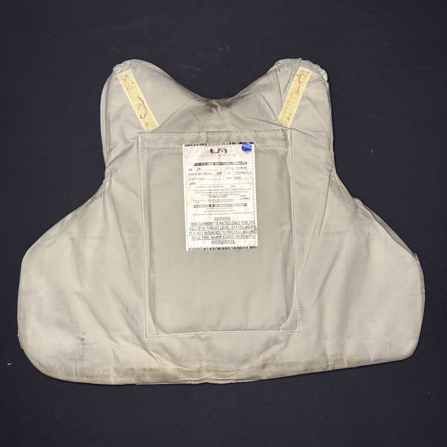 US Armor IIIA (3A) Bullet Proof Vest (Size Medium) With Ballistic Trauma Plate8