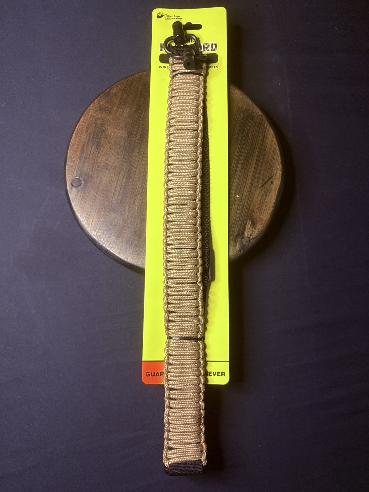 Paracord Rifle Sling Coyote Brown Sling W/ QD Swivels By The Outdoor Connection0