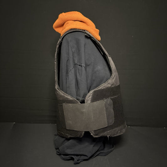 PB Level 2 II Bullet Proof Vest Size Large w/Trauma Plate Concealable Body Armor1