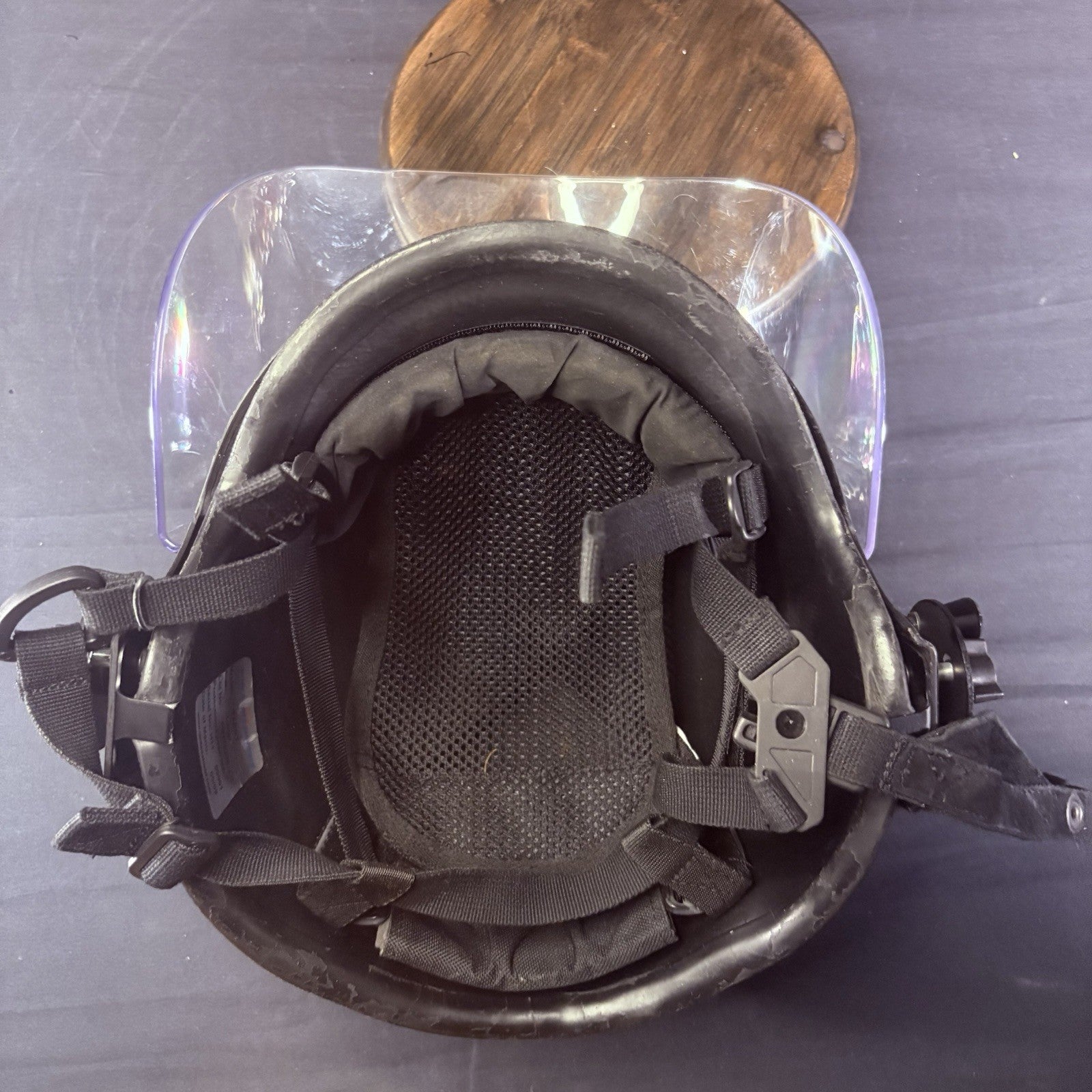 USI IIIA (3A) Ballistic Helmet Removable Face Shield Size Large Bullet Proof11