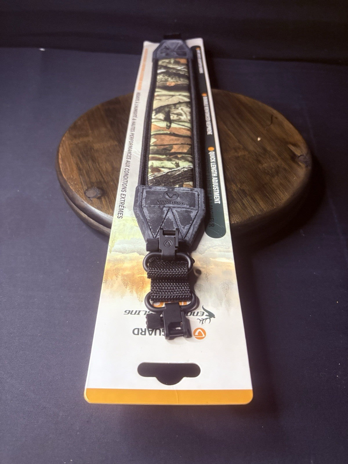 Vanguard Camouflage Rifle Sling 2 Point Swivel Neoprene & Nylon, Endeavor 101C8