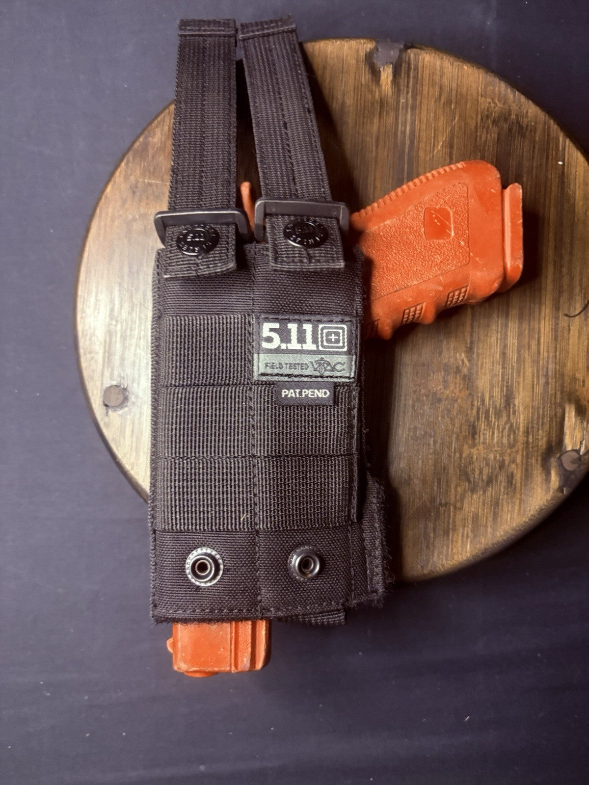 5.11 LBE Holster w/MOLLE, Black Nylon Pistol Holster For Full Size Handguns2