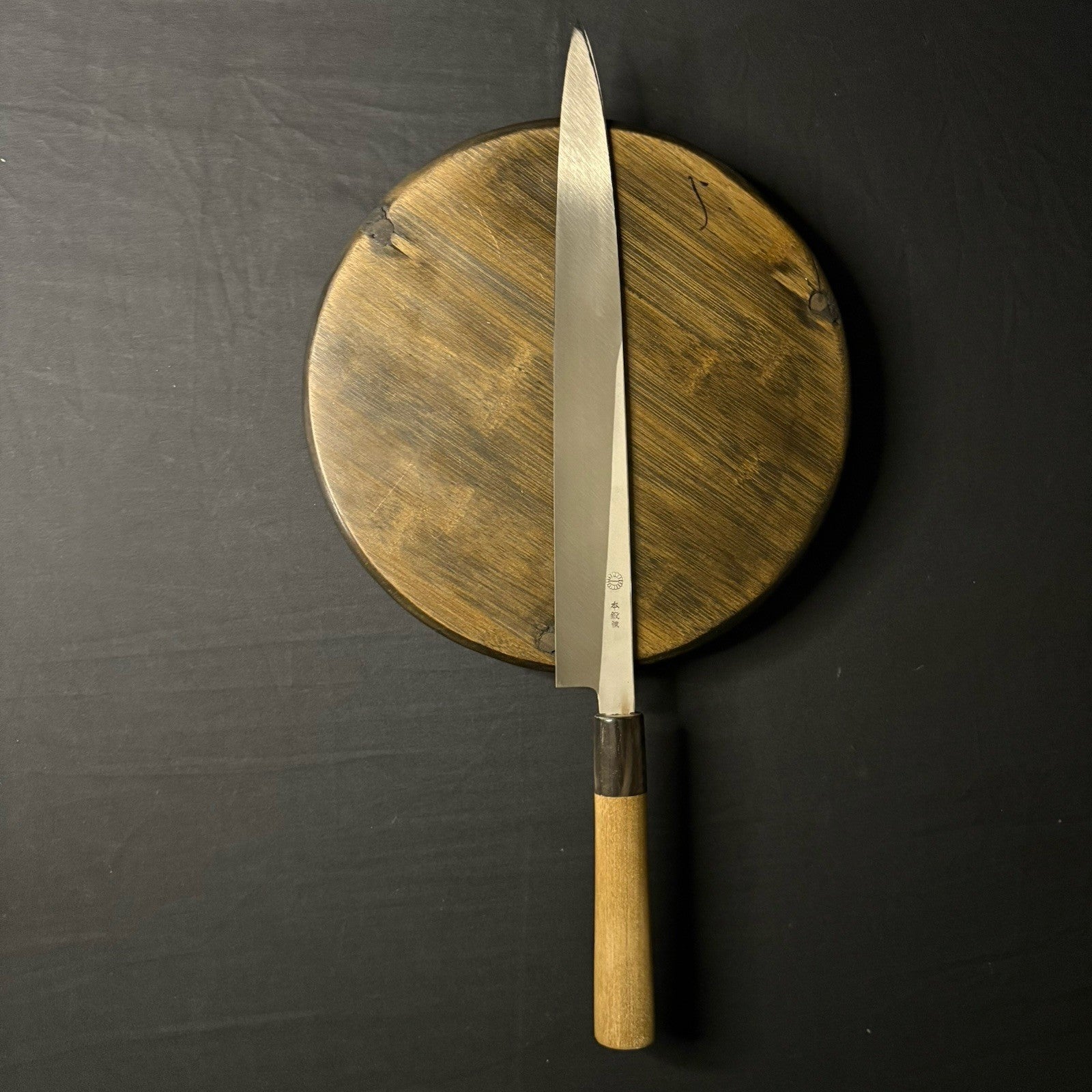 Kikuichi Japanese Chef Knife Kasumitogi Yanagi Sashimi Knife YKT30 12” 30cm5