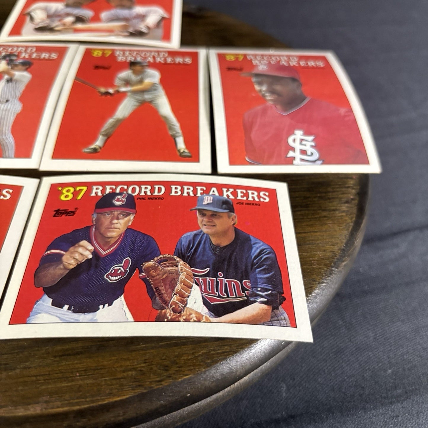 1988 Topps ‘87 Record Breakers Lot (7) Cards All High Grade See Photos7