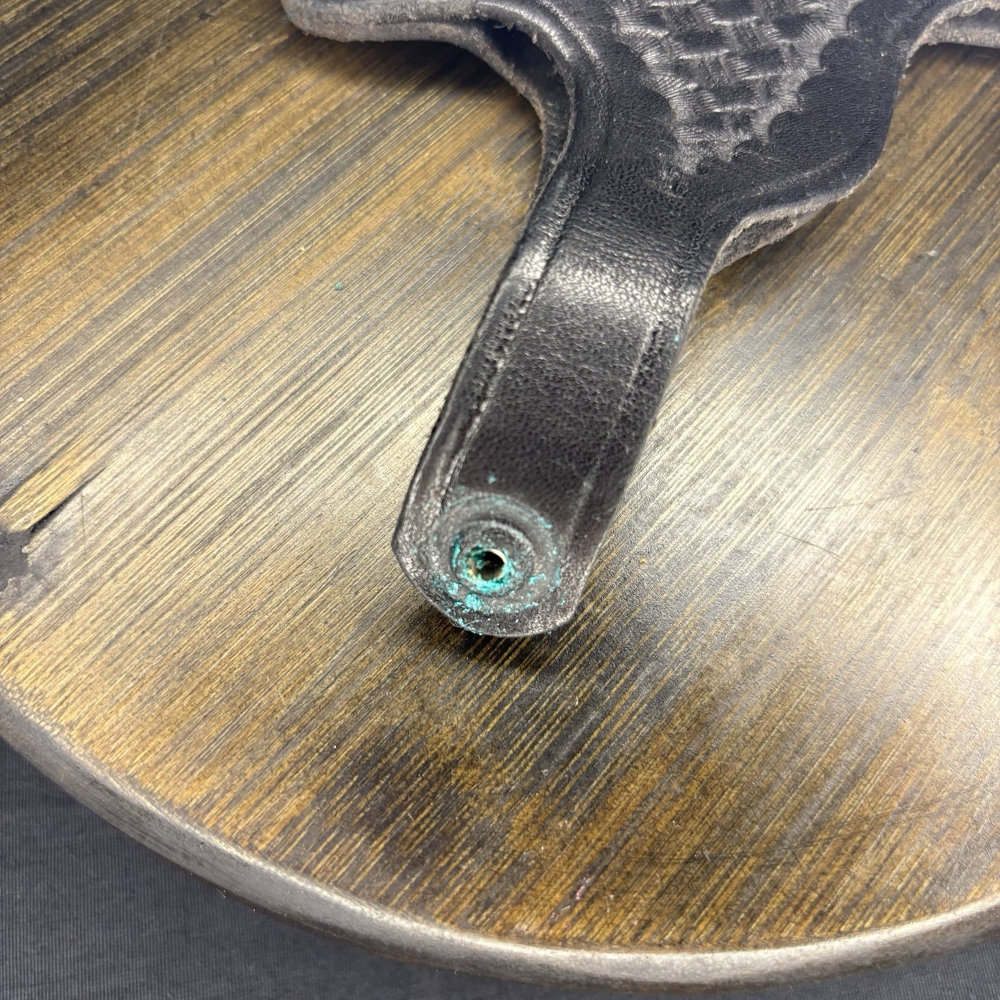 Tex Shoemaker 16PC Pancake Holster Black Basket Weave For S&W 39& 59 Broken Snap4