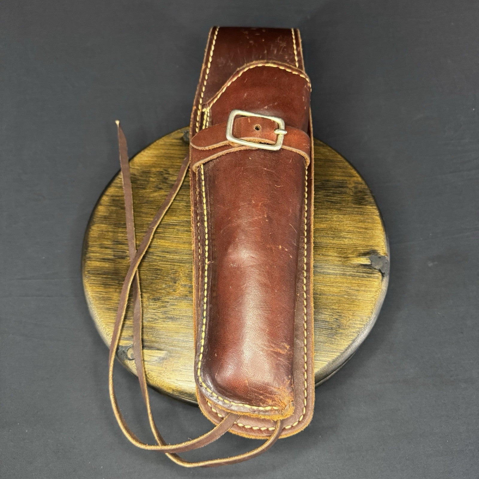 Vintage George Lawrence Co. #646 Tan Leather Holster 0