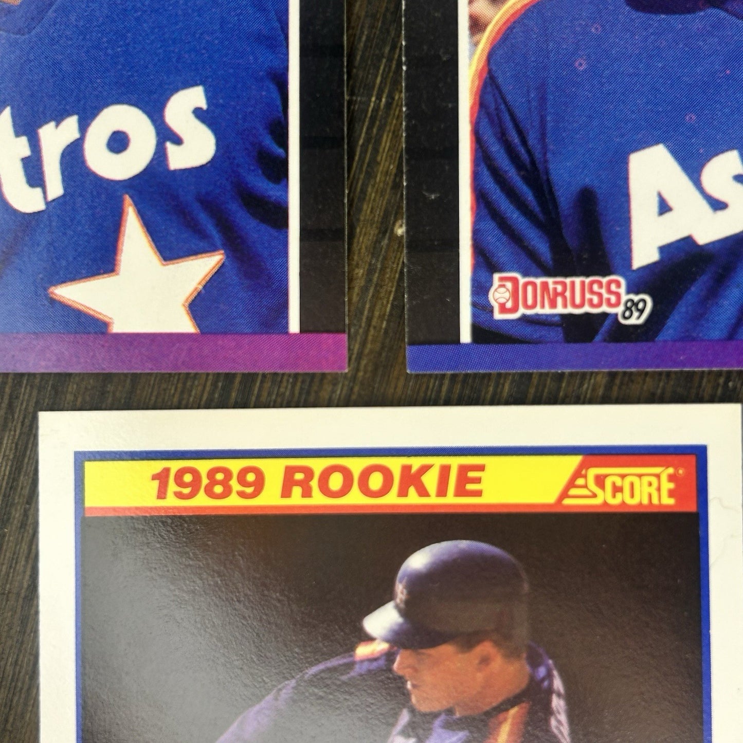 (3) 1989 Cameron Drew "Rated Rookie" Lot #30 & #643  Houston Astros6
