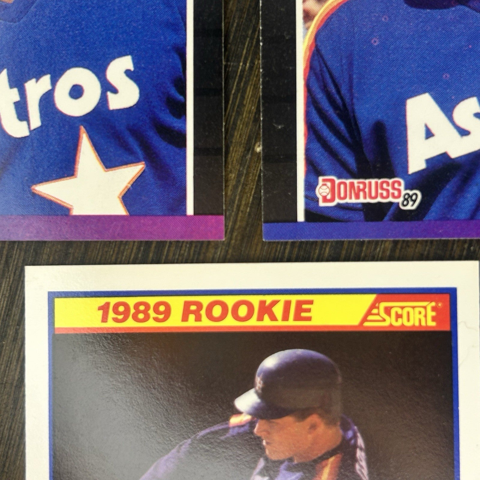 (3) 1989 Cameron Drew "Rated Rookie" Lot #30 & #643  Houston Astros6