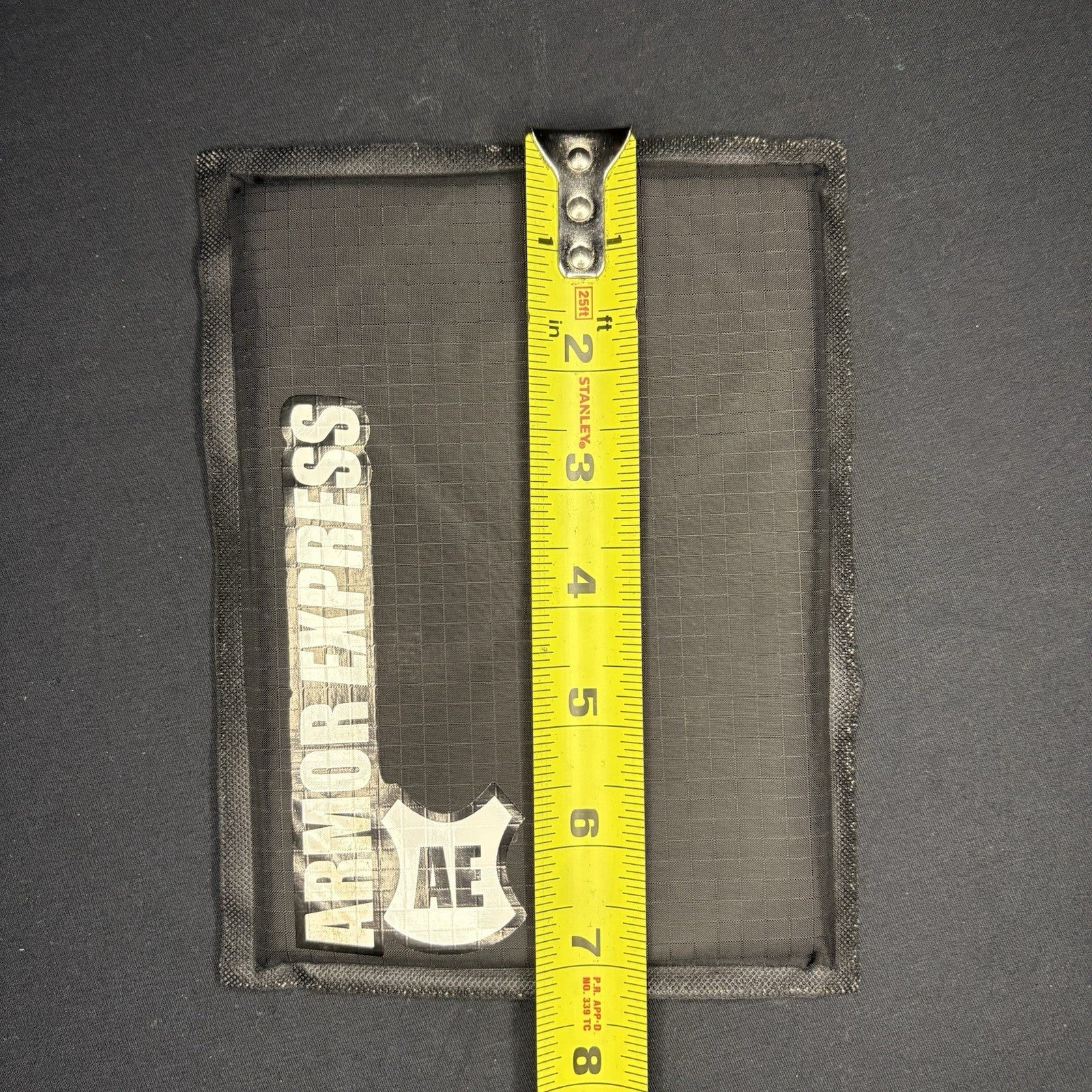 Armor Express Trauma Pad 5x7 Black Model STP Soft Ballistic Panel Body Armor2