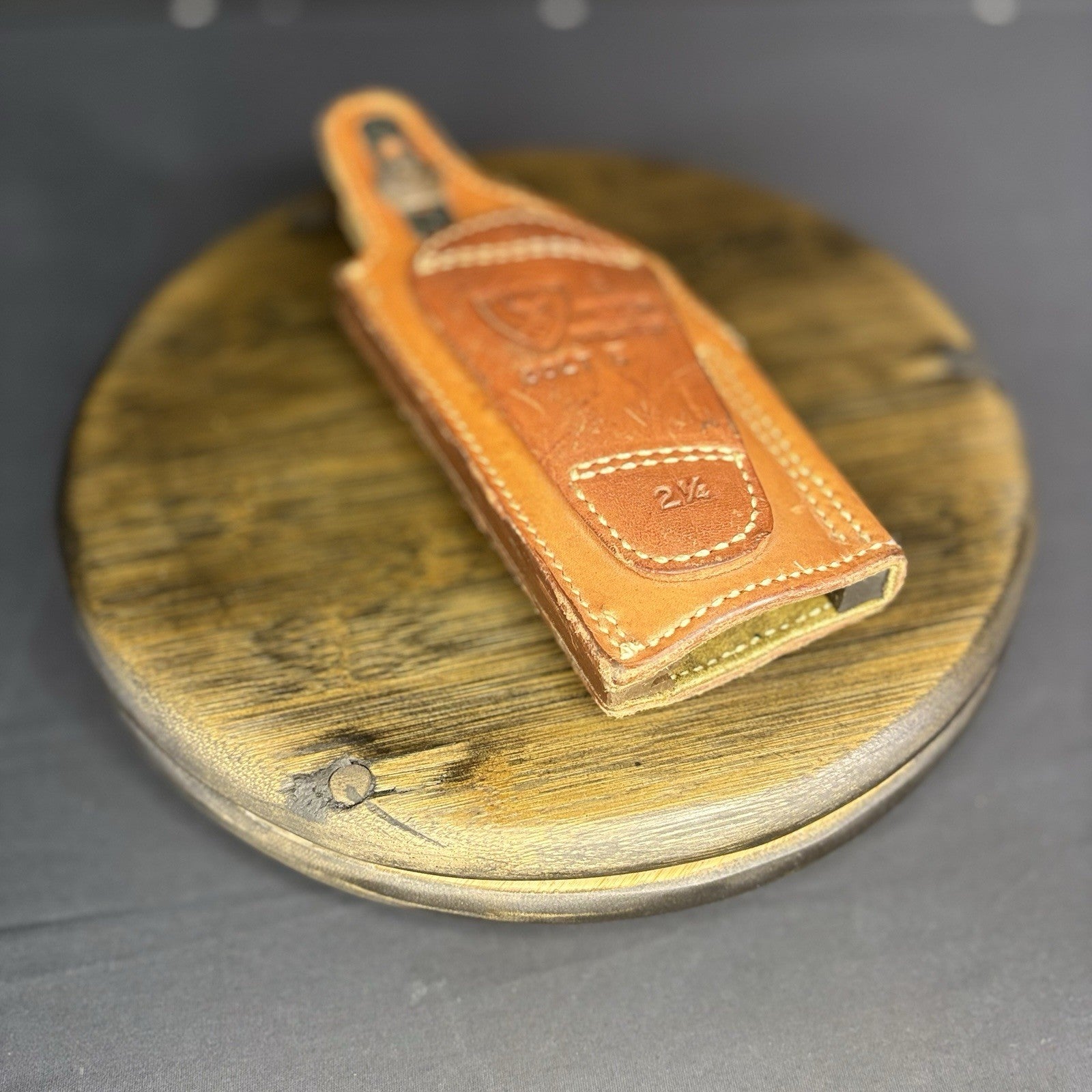 Safariland #2 Brown Leather Holster For Colt G Pistols 2 1/4" Belt Loop RH15