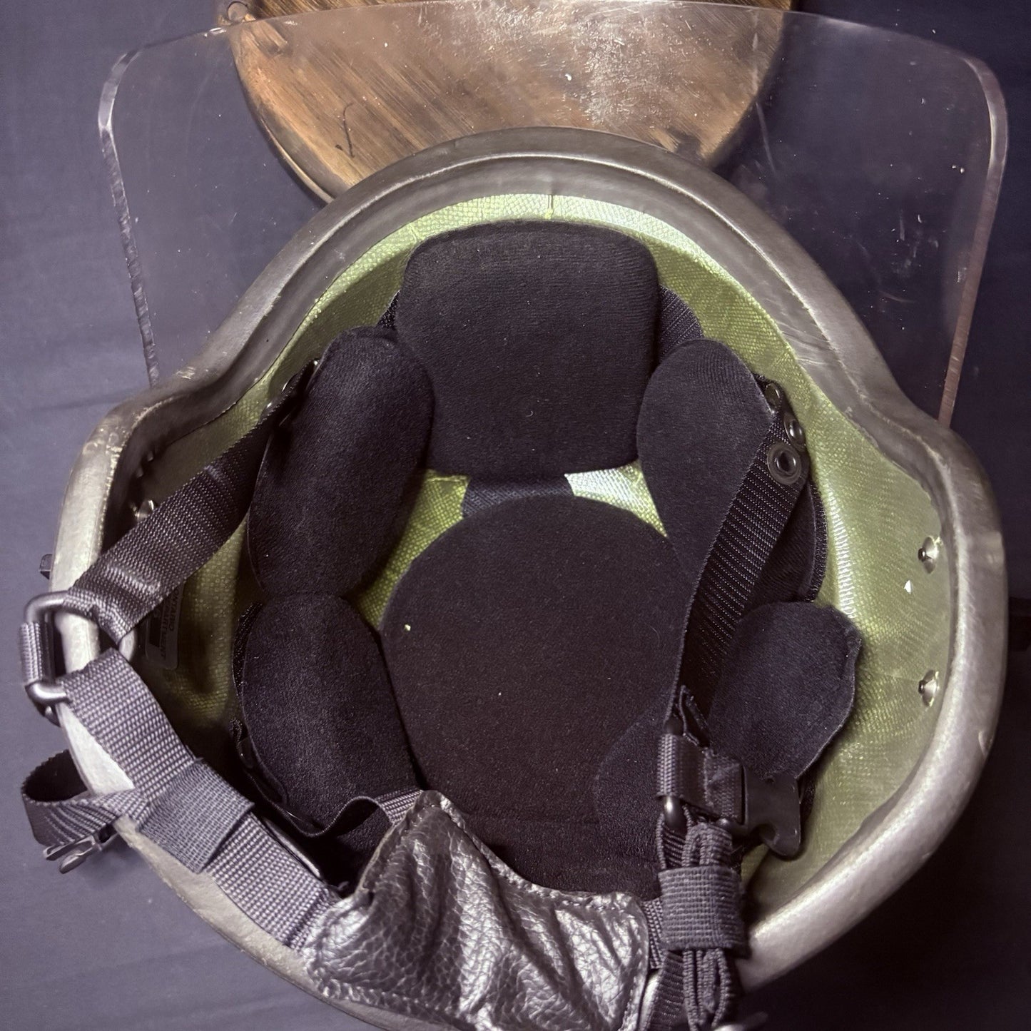 Aetco IIIA (3A) Ballistic Helmet w/ Face Shield & Extra Padding Size Large4