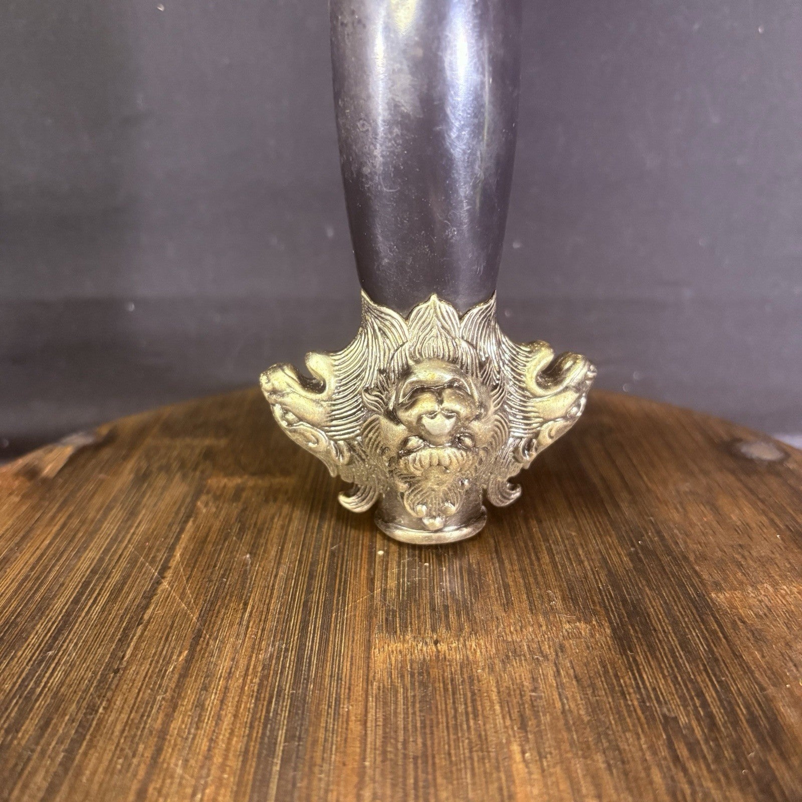 4-Headed Lion Sword 41" Beautifully Etched Blade w/ Rings For Hanging19