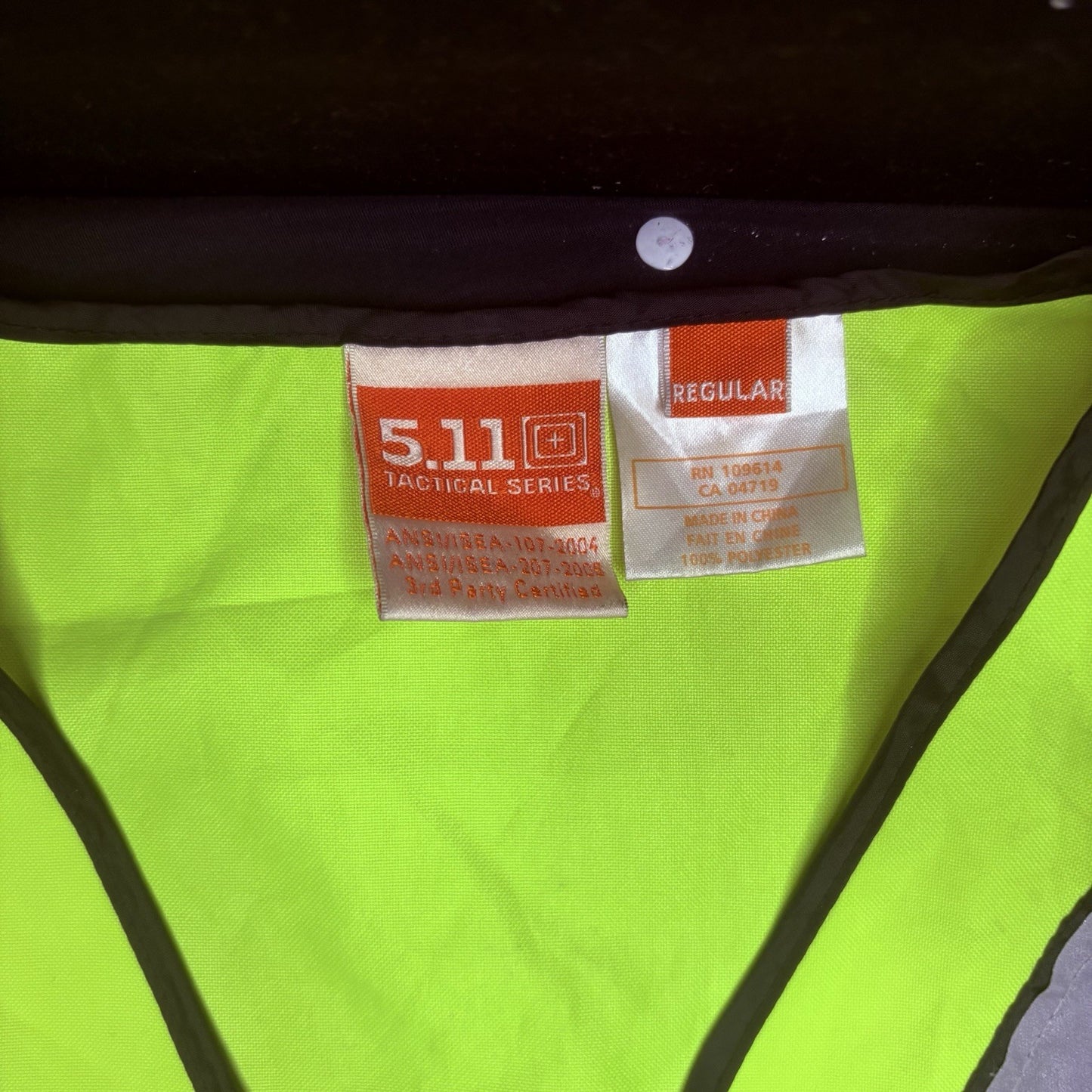 5.11 Public Safety Uniform Utility Vest (Size Regular) Reflective Safety Vest5