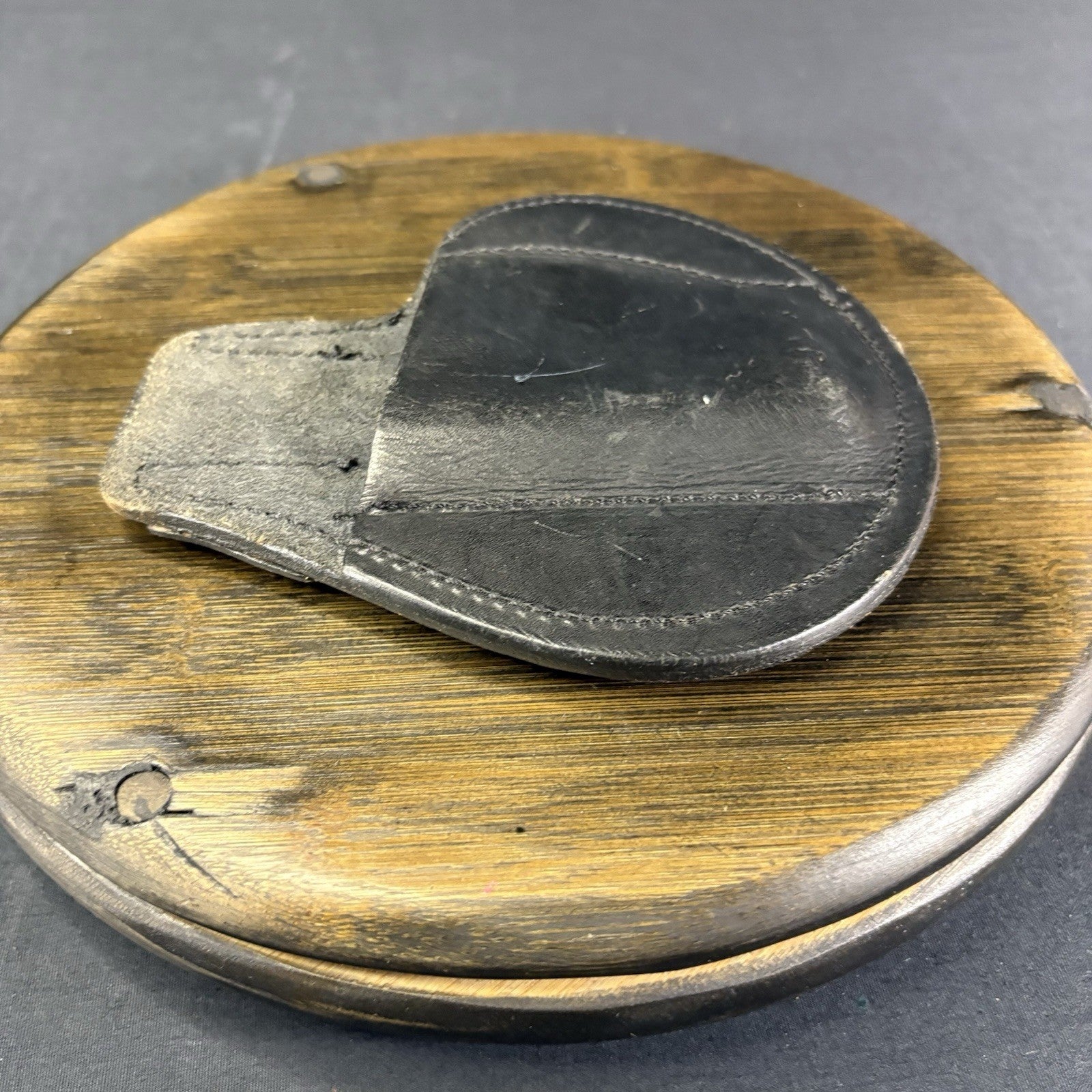 VTG Black Pager Pal Concealed Carry Genuine Leather Holster Right Handed5