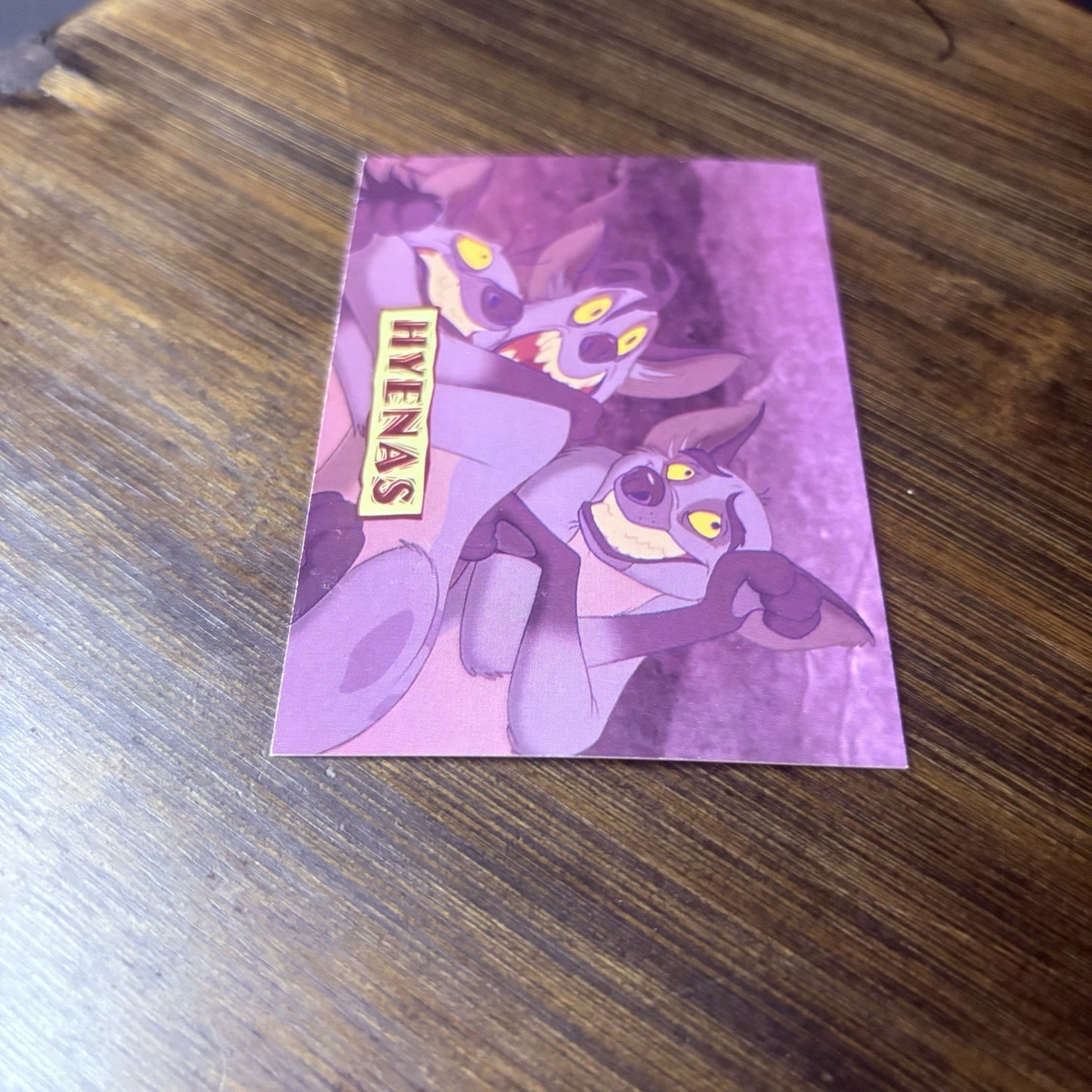 1994 SkyBox The Lion King Series 1 & 2 #75 Hyenas High Grade, See Photos7