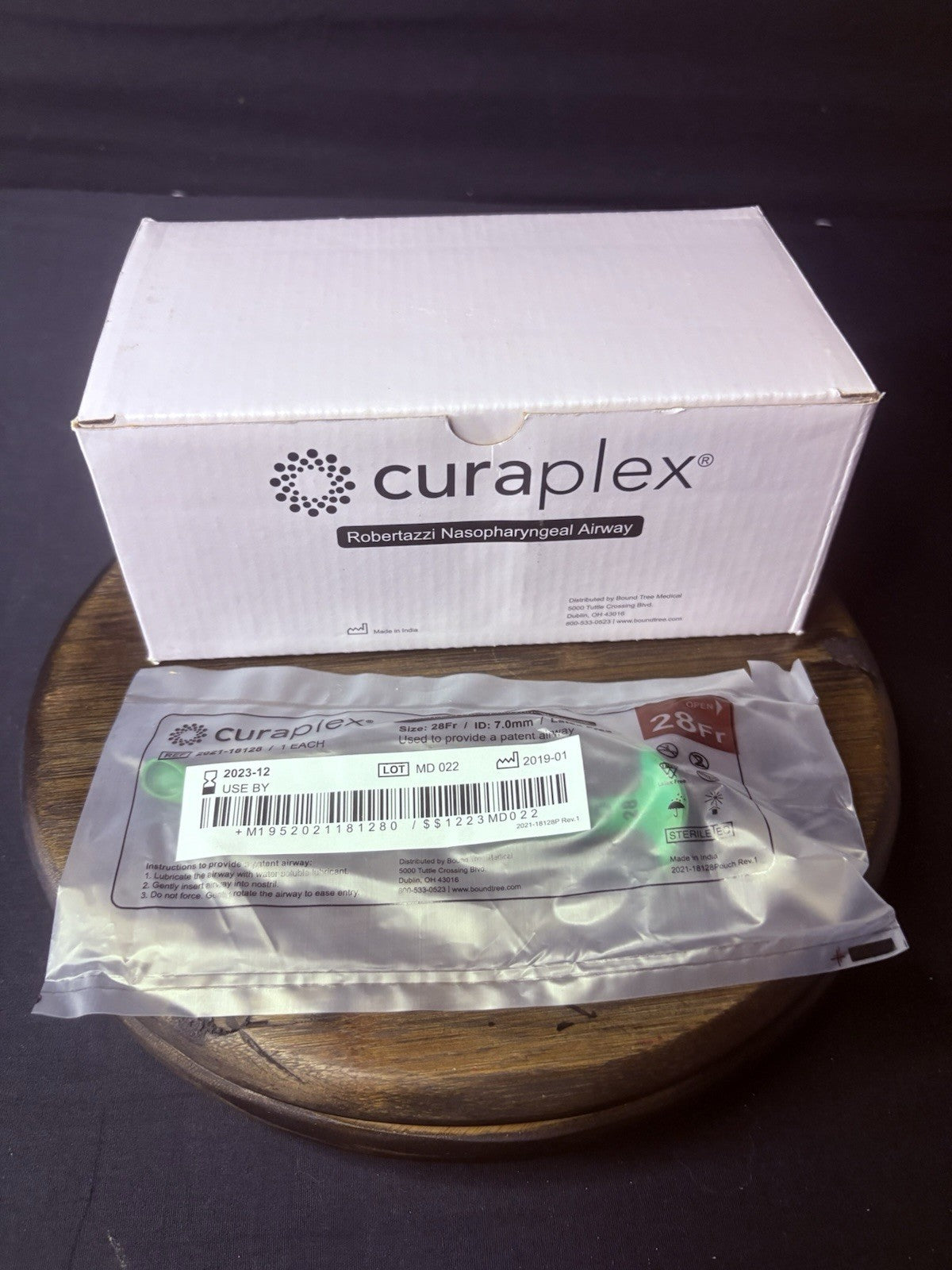 (Lot Of 100) Robertazzi Nasopharyngeal Airway 28 Fr. ID 7mm 181128 LOWEST PRICE2