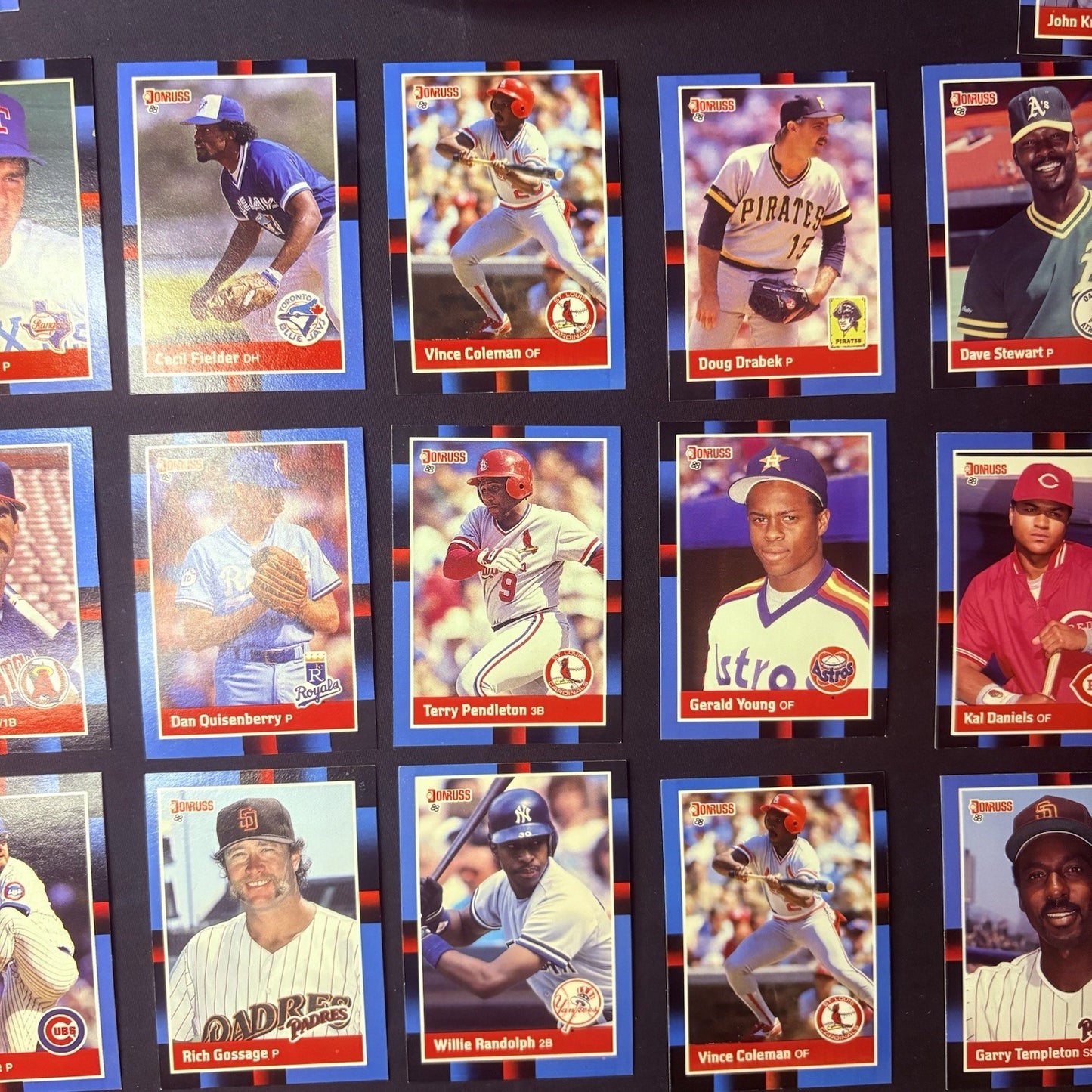 1987 Donruss High Grade Baseball  25 Card Lot #13