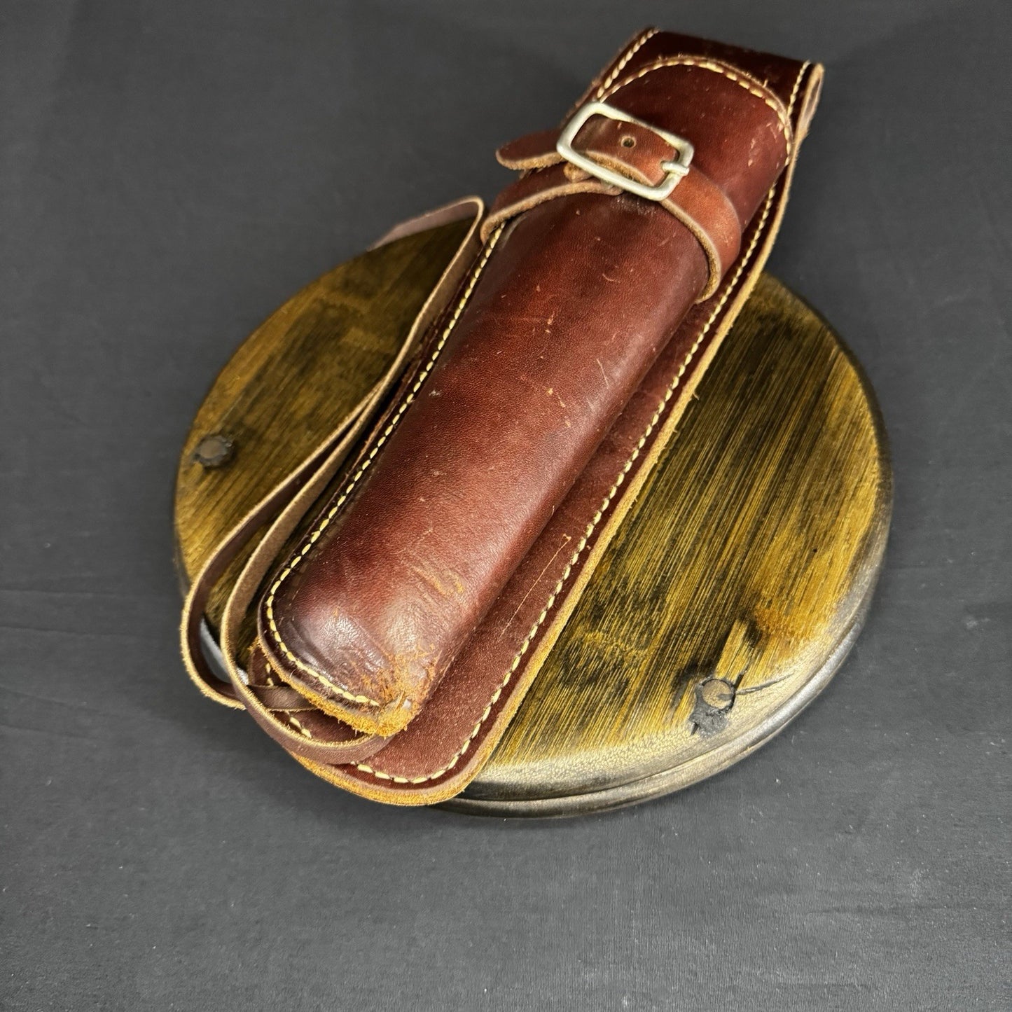 Vintage George Lawrence Co. #646 Tan Leather Holster 6