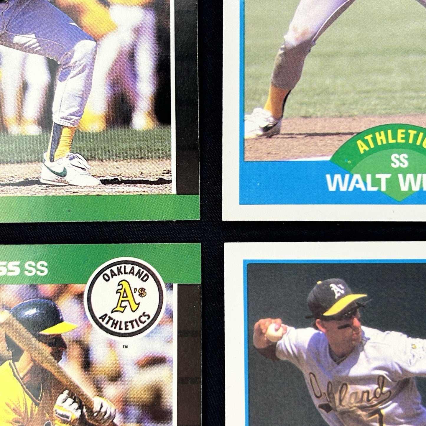 1989 Walt Weiss Trading Card (Lot Of 6) #316, #446, #165 8