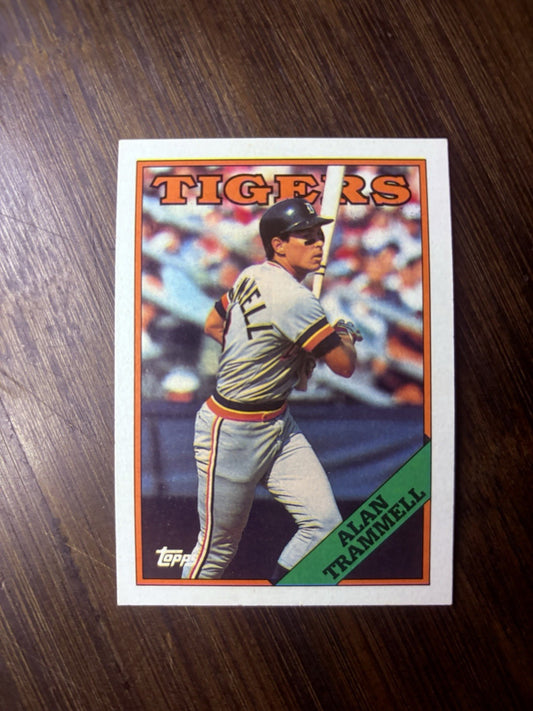 1988 Topps Alan Trammell Baseball Card #320 Tigers HOF High Grade See Photos0