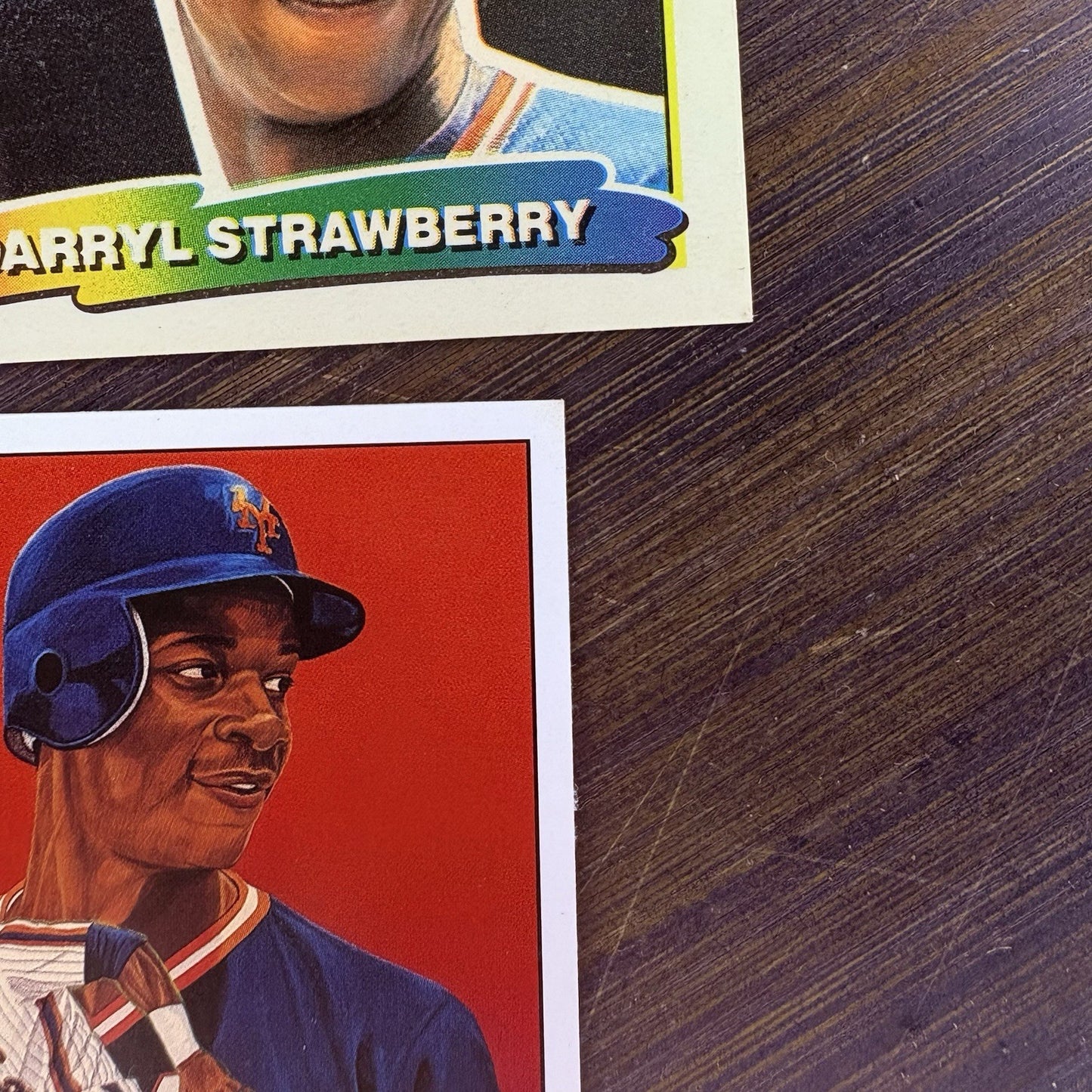 (Lot of 2) 1989 Upper Deck Darryl Strawberry #681 & Topps #253 Trading Card6
