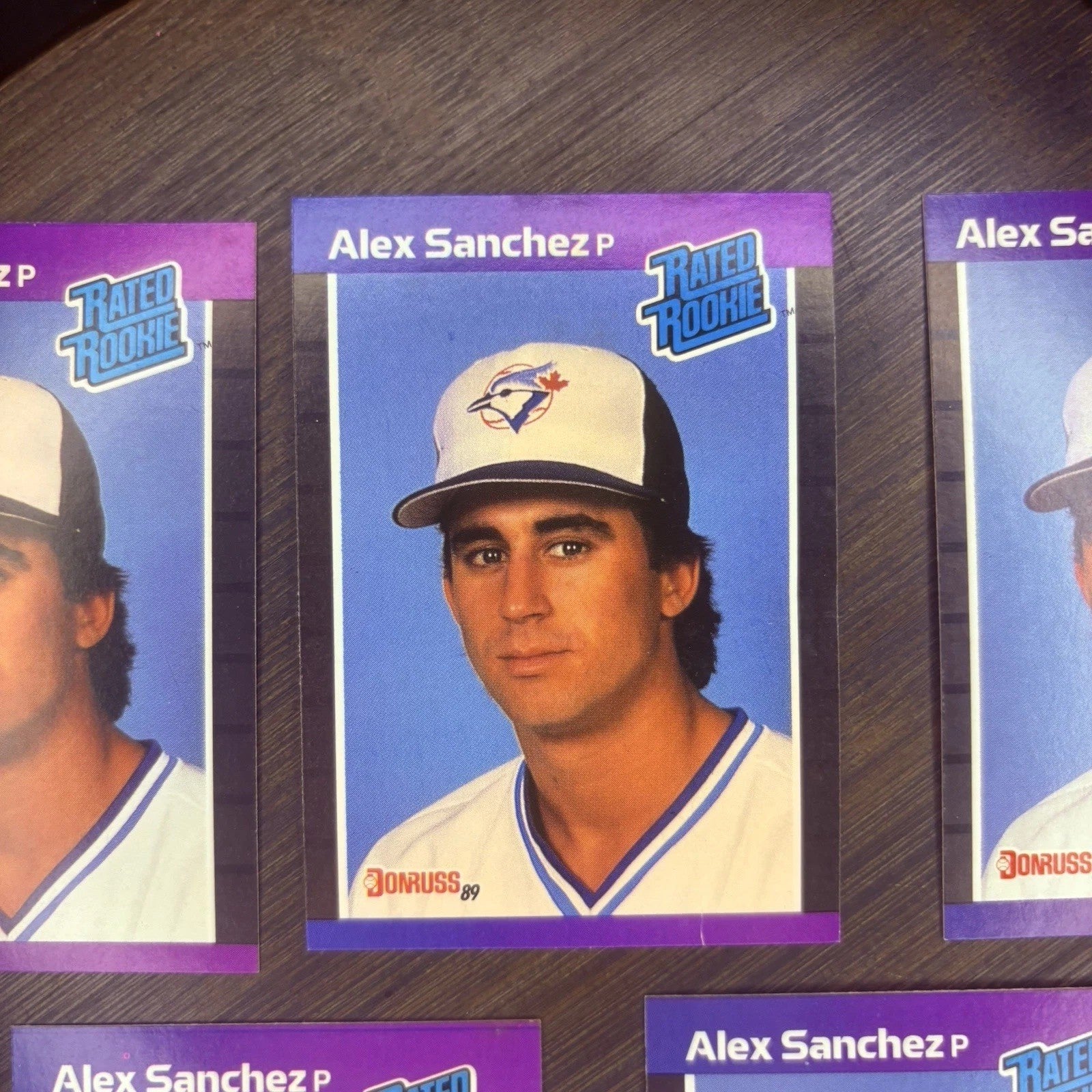 (Lot Of 5) 1989 Donruss # 47 ALEX SANCHEZ RATED ROOKIE RC Toronto Blue Jays3