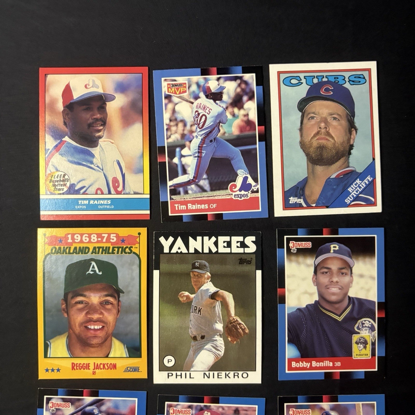 1988 Baseball Card Lot (15) All High Grade Topps, Donruss, Score, Fleer5