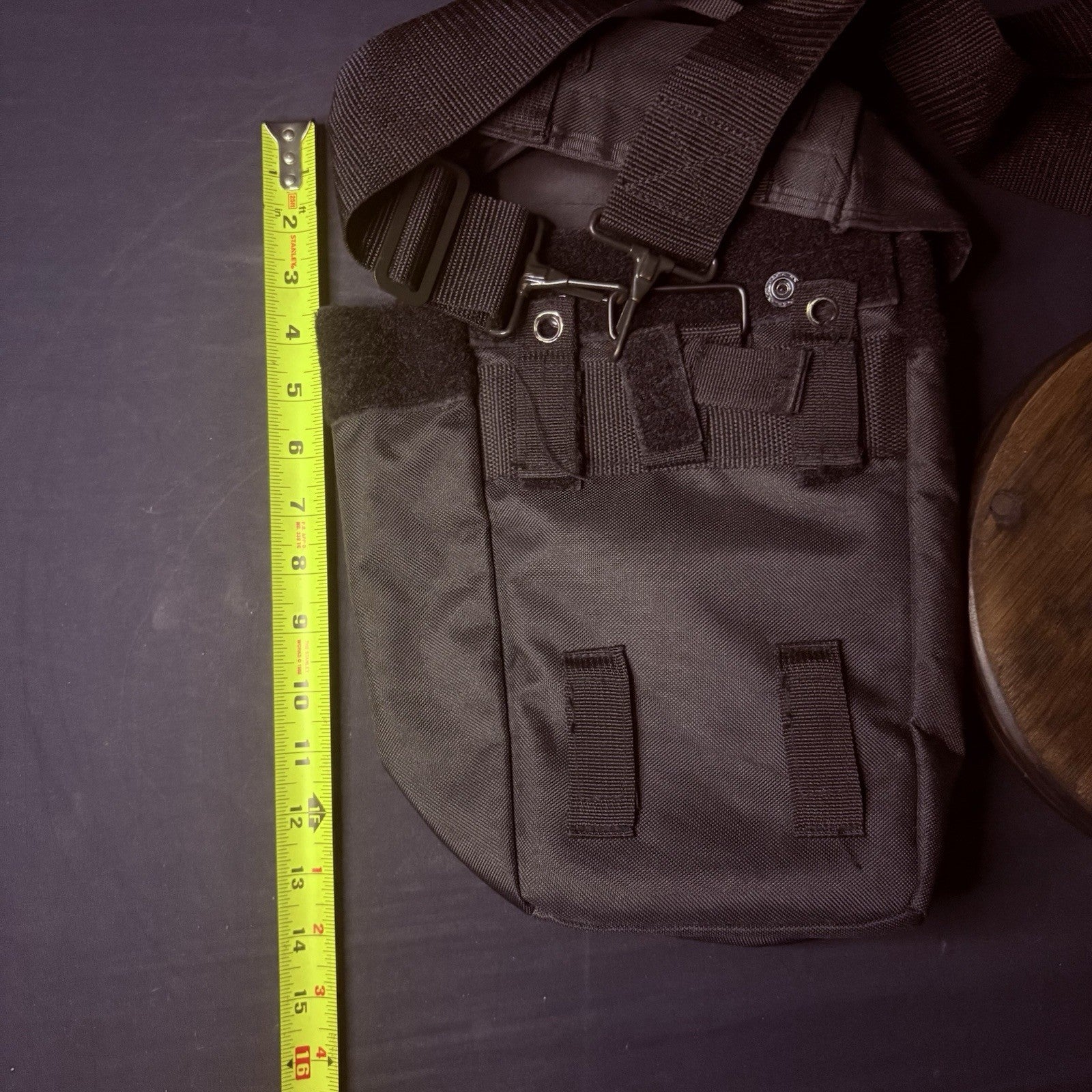 Gas Mask Or Large Utility Pouch EMT Tactical Military Hunting Black Nylon Case9