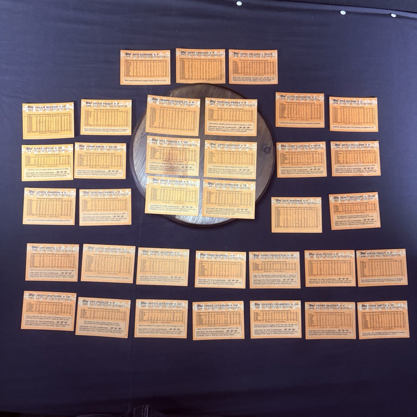 1988 TOPPS High Grade Baseball Card Lot Of 351