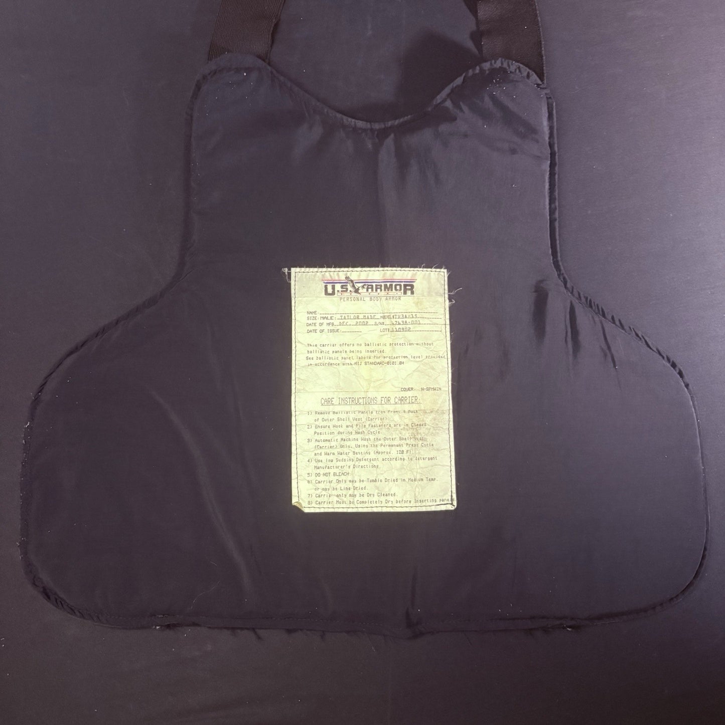 US Armor 3A Bullet Proof Vest Size Large IIIA Concealable Ballistic Vest5