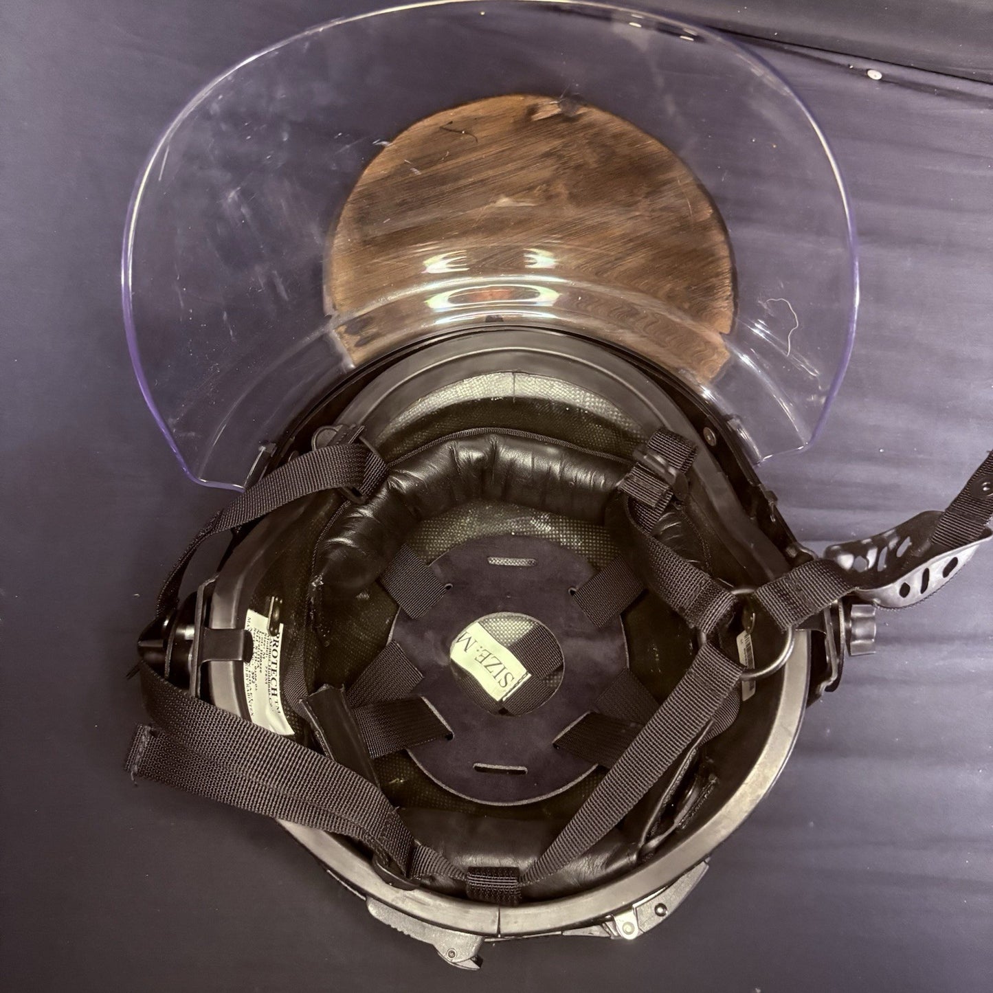 Protech IIIA(3A) Ballistic Helmet Removable Face Shield Size Medium Bullet Proof6