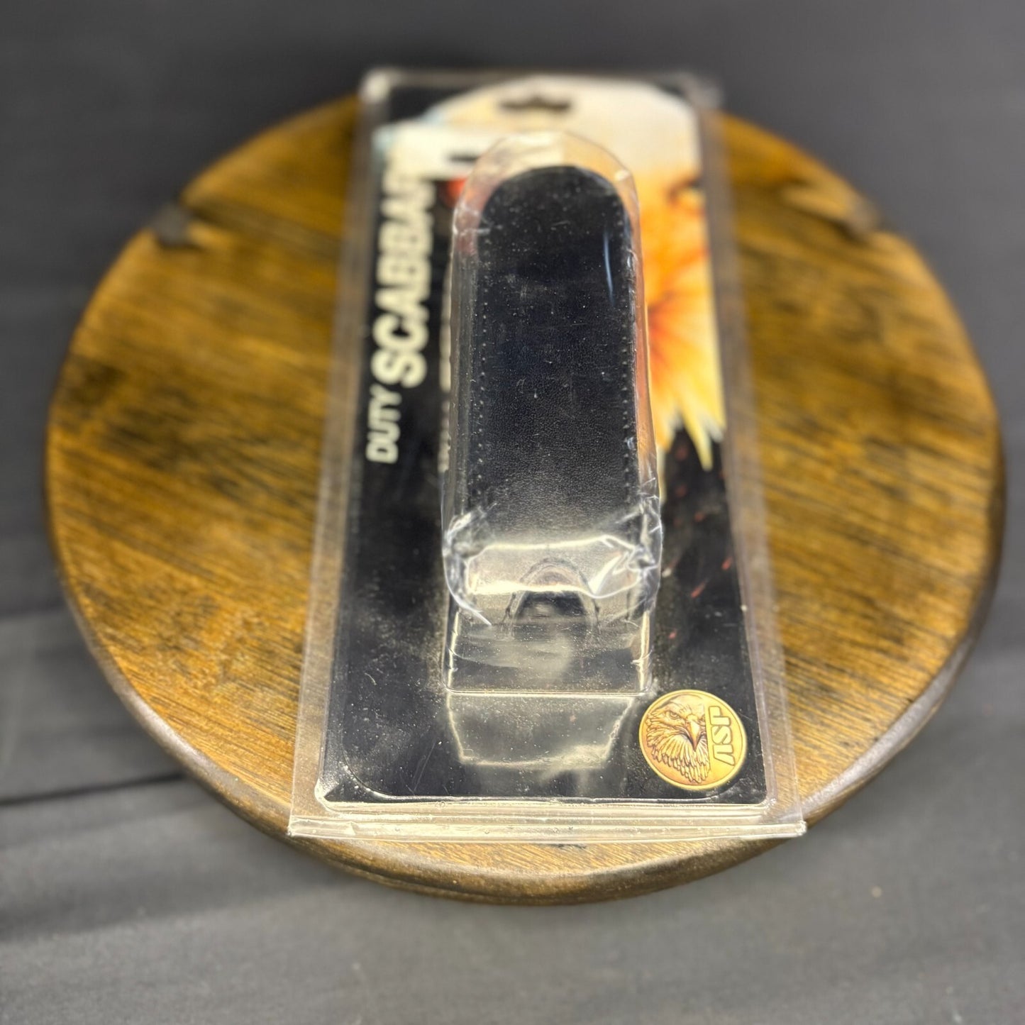 ASP Leather Duty Scabard/ Holster For 16” FrictionLoc Or Triad Flashlight0