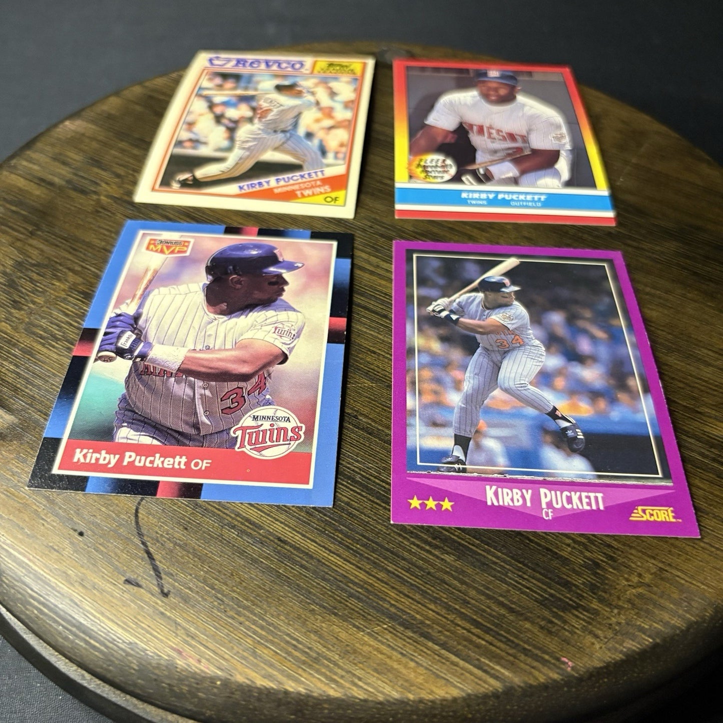 Kirby Puckett 8 Card Lot MLB Mint Condition 18